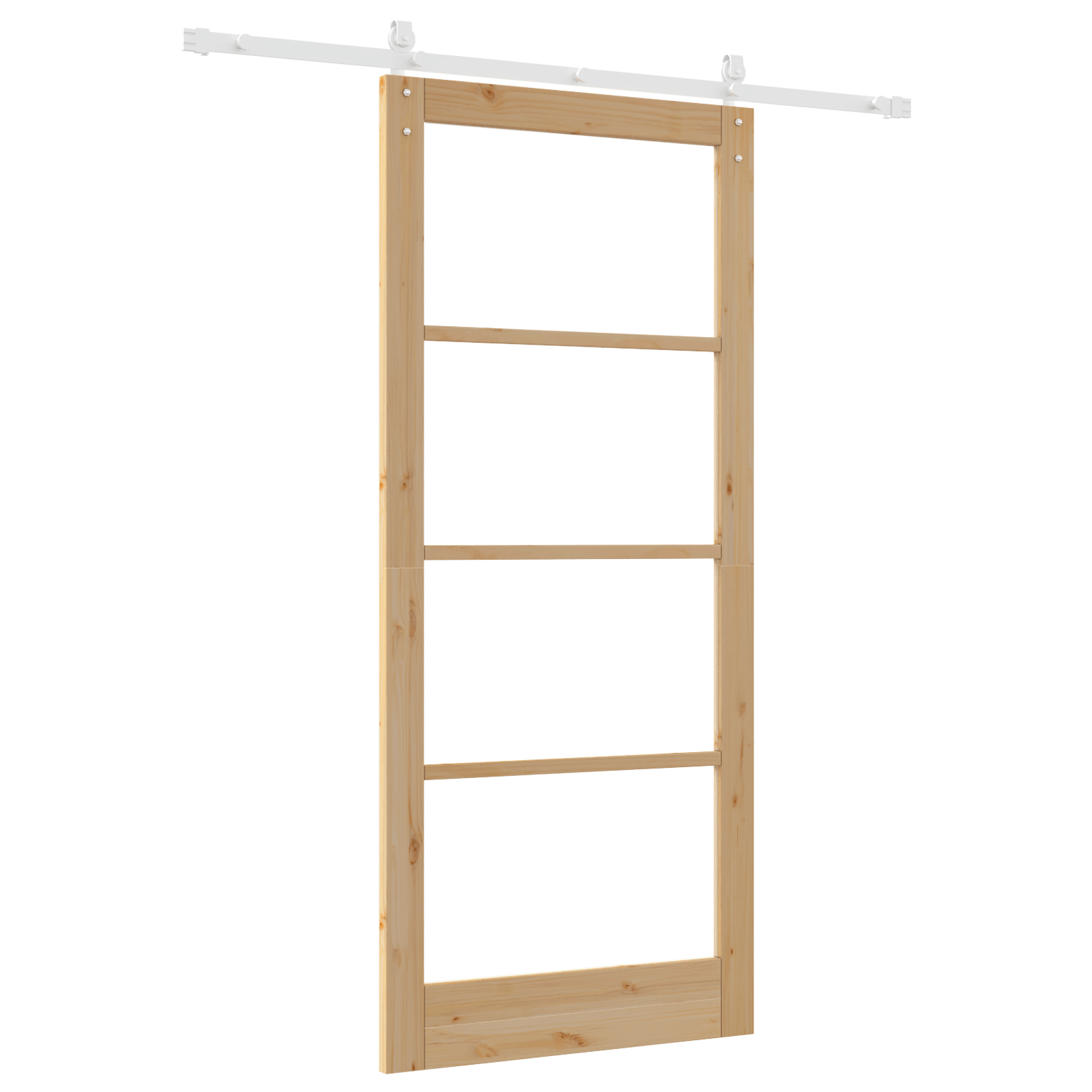 Usa glisanta cu set de accesorii 'ORKDAL'din lemn masiv si sticla — imaginea 6