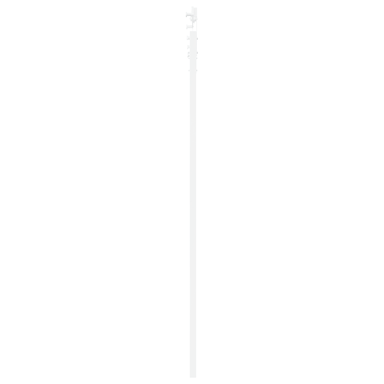 Usa glisanta cu set de accesorii 'ORKDAL'Alb Lemn Solid & Sticla — imaginea 5