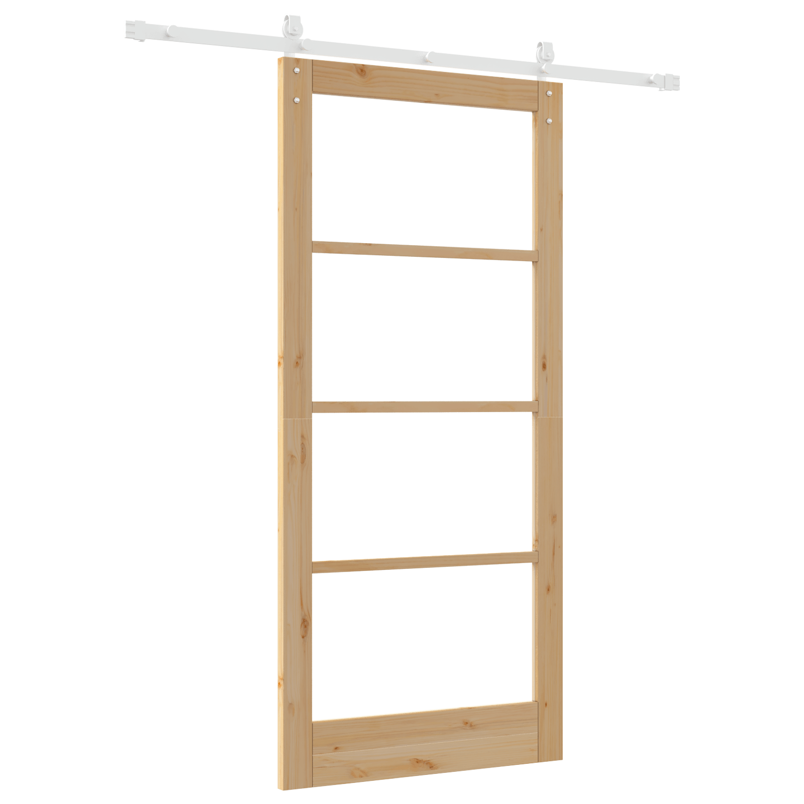 Usa glisanta cu set de hardware 'ORKDAL'din lemn masiv si sticla — imaginea 6