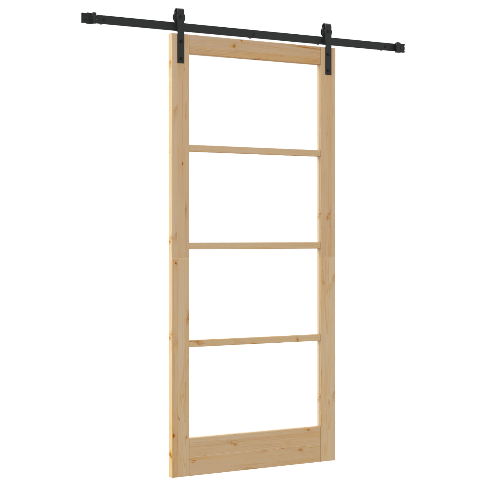 Usa Glisanta cu Set de Accesorii 'ORKDAL'Lemn Solid & Sticla — imaginea 2