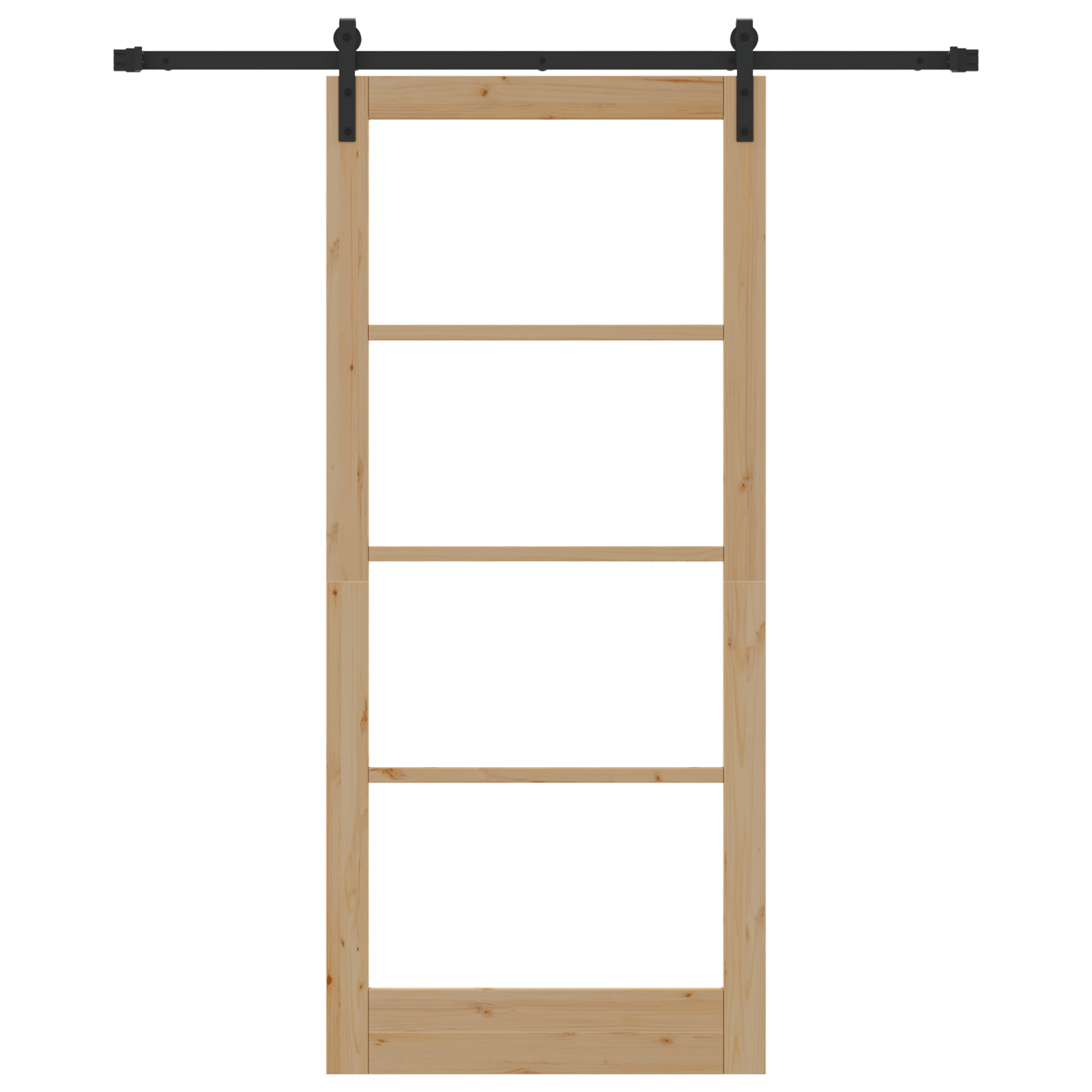 Usa Glisanta cu Set de Accesorii 'ORKDAL'Lemn Solid & Sticla — imaginea 4