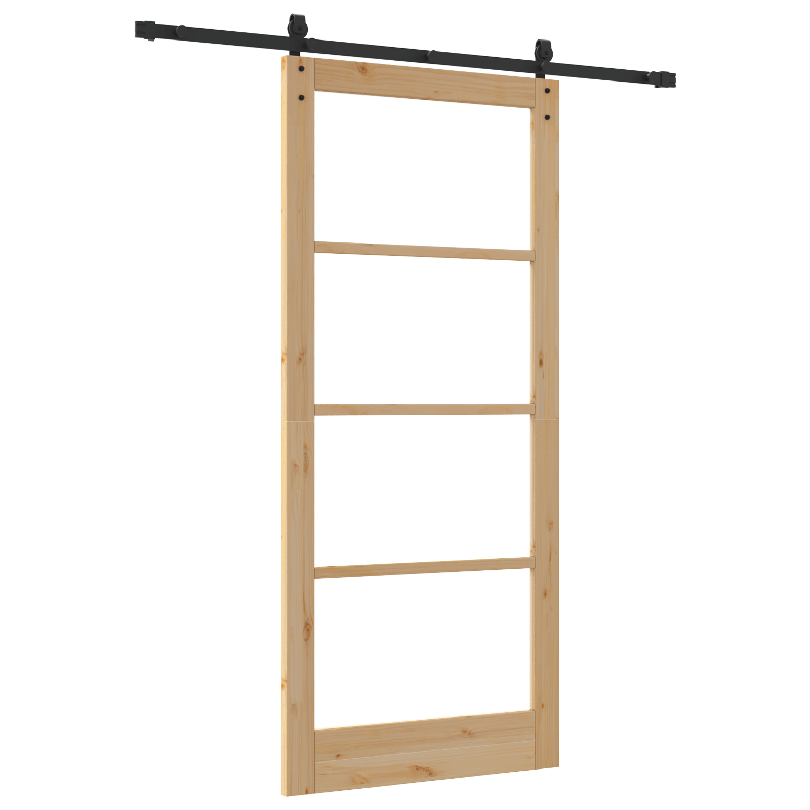 Usa Glisanta cu Set de Accesorii 'ORKDAL'Lemn Solid & Sticla — imaginea 6