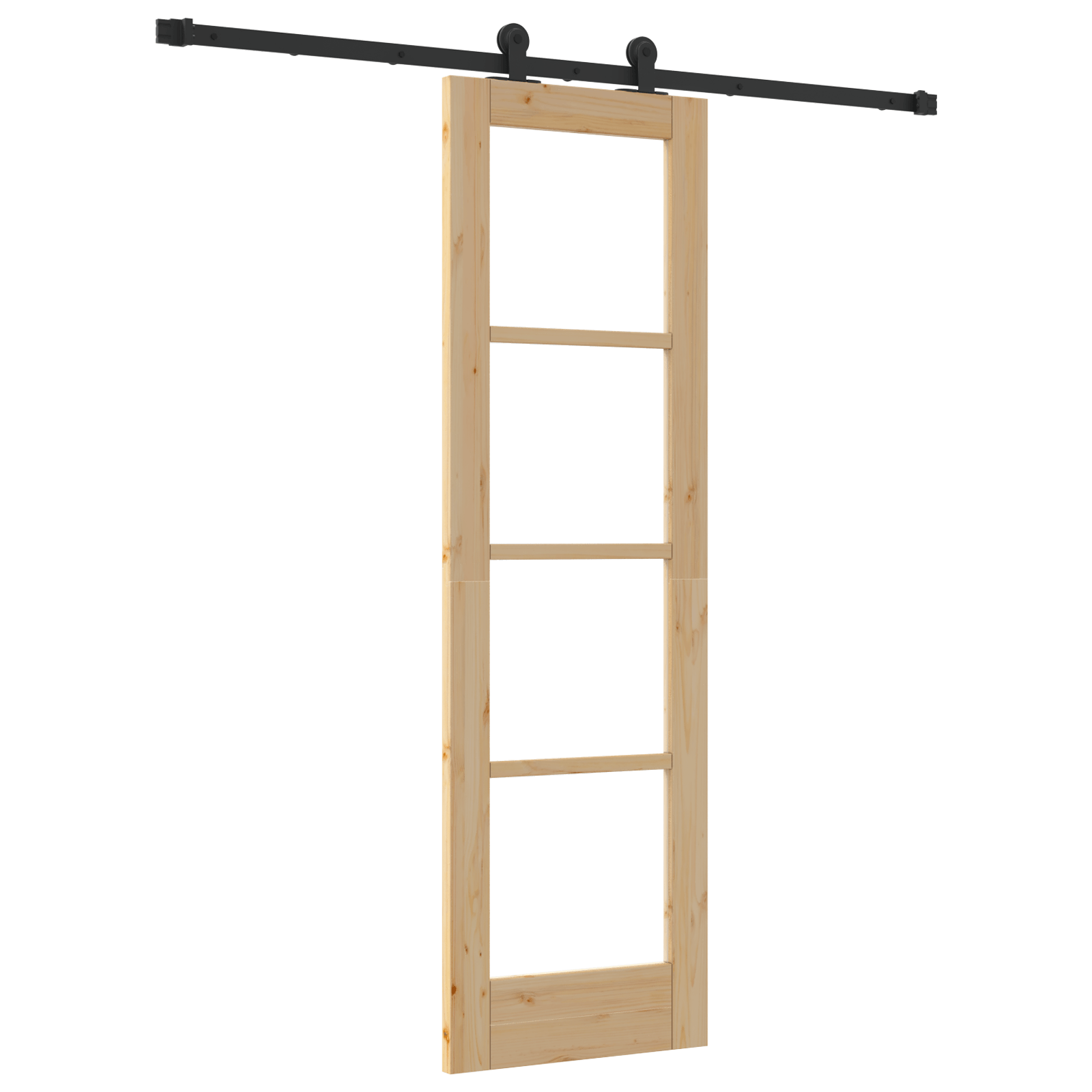 Usa Glisanta cu Set de Accesorii 'ORKDAL'Lemn Masiv & Sticla — imaginea 2