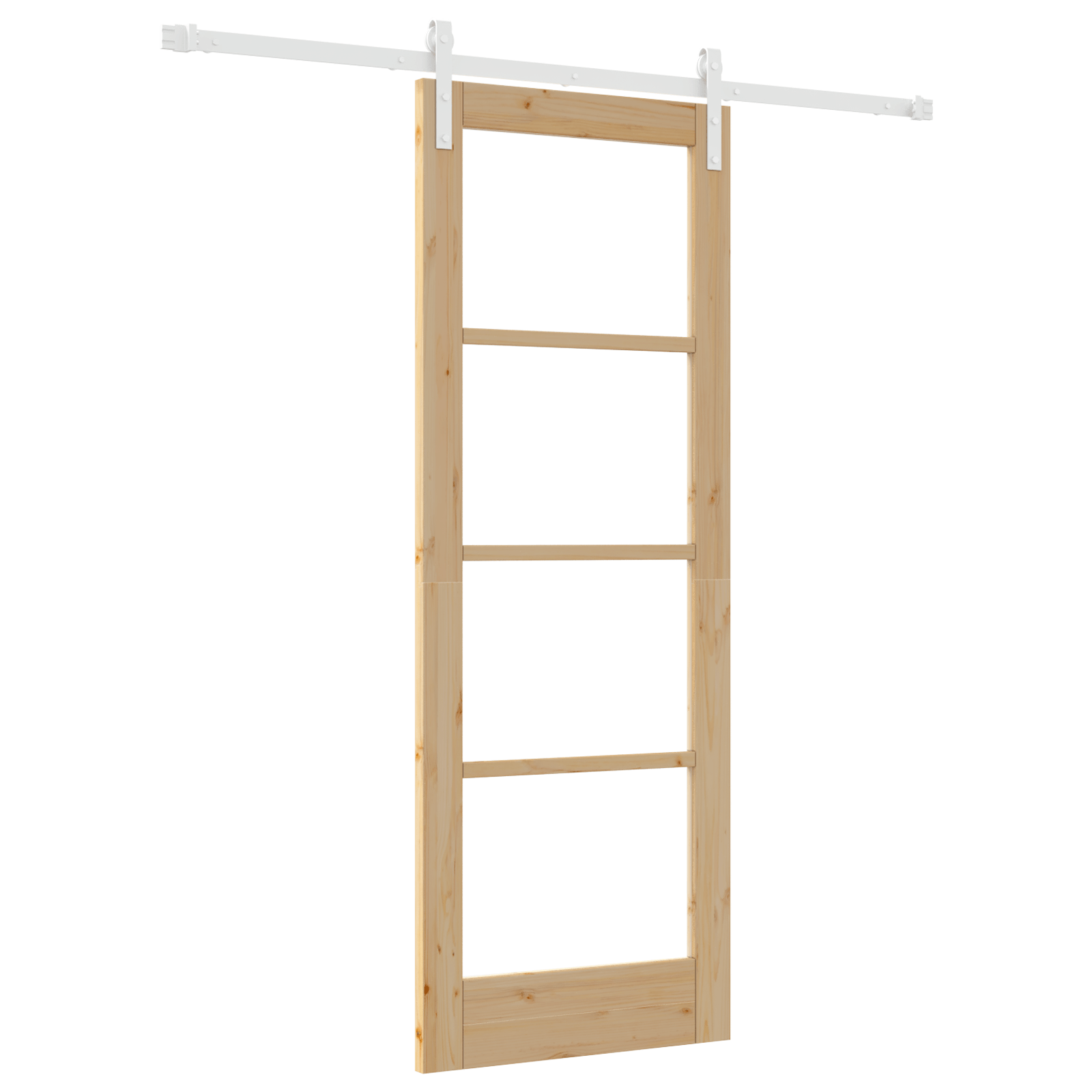Usa glisanta cu set de feronerie 'ORKDAL'Lemn Masiv & Sticla — imaginea 2