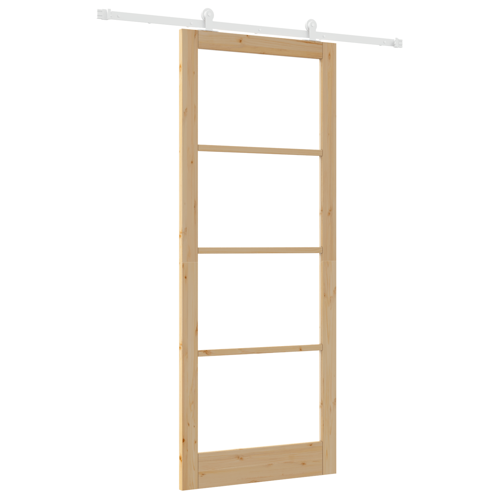Usa glisanta cu set de accesorii 'ORKDAL'Lemn masiv & Sticla — imaginea 2