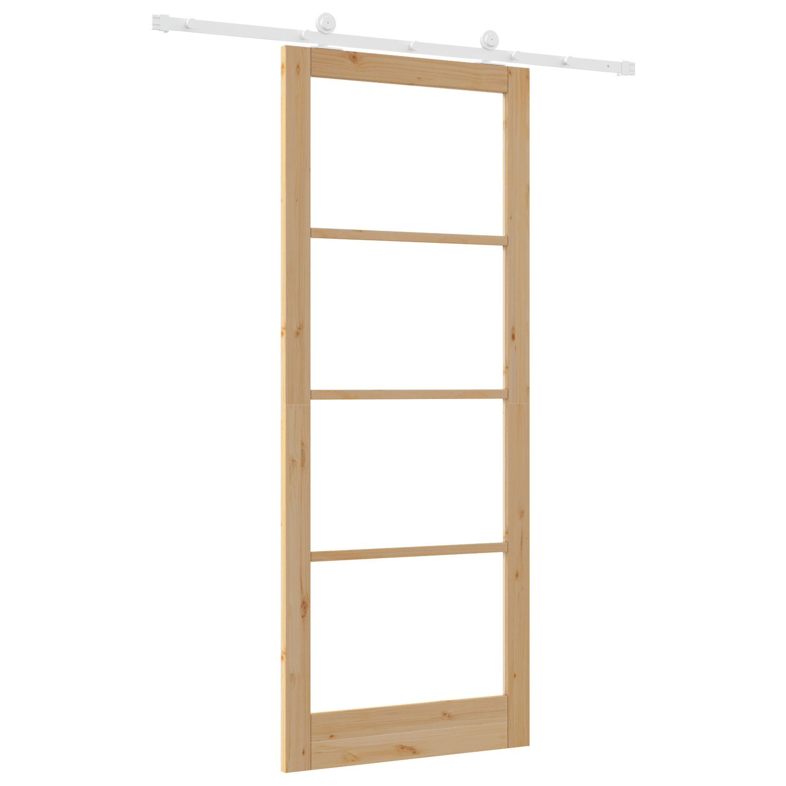 Usa glisanta cu set de accesorii 'ORKDAL'Lemn masiv & Sticla — imaginea 6