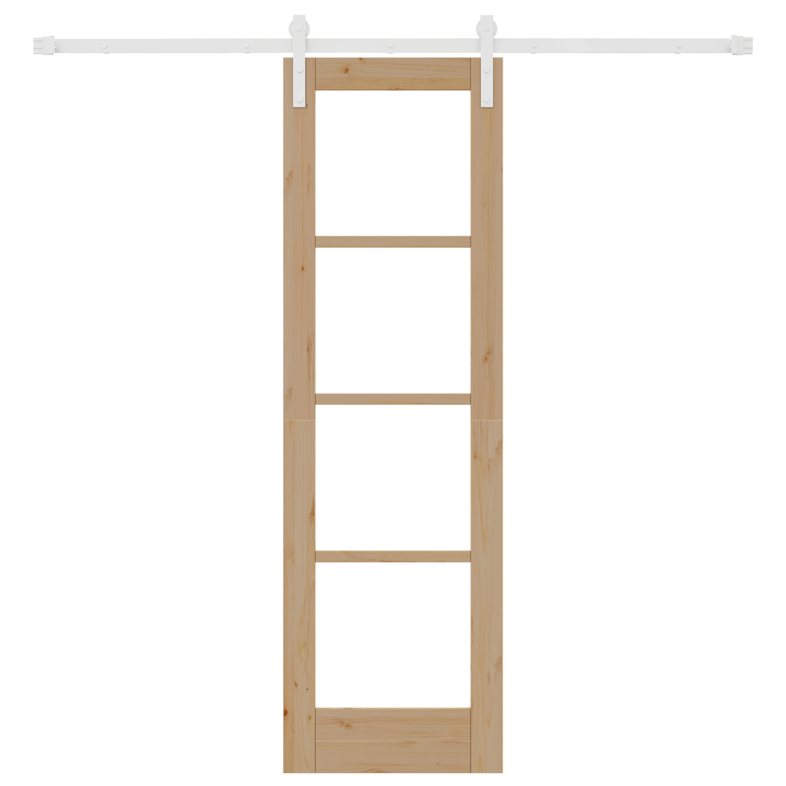 Usa Glisanta cu Set de Hardware 'ORKDAL'Lemn Masiv & Sticla — imaginea 4