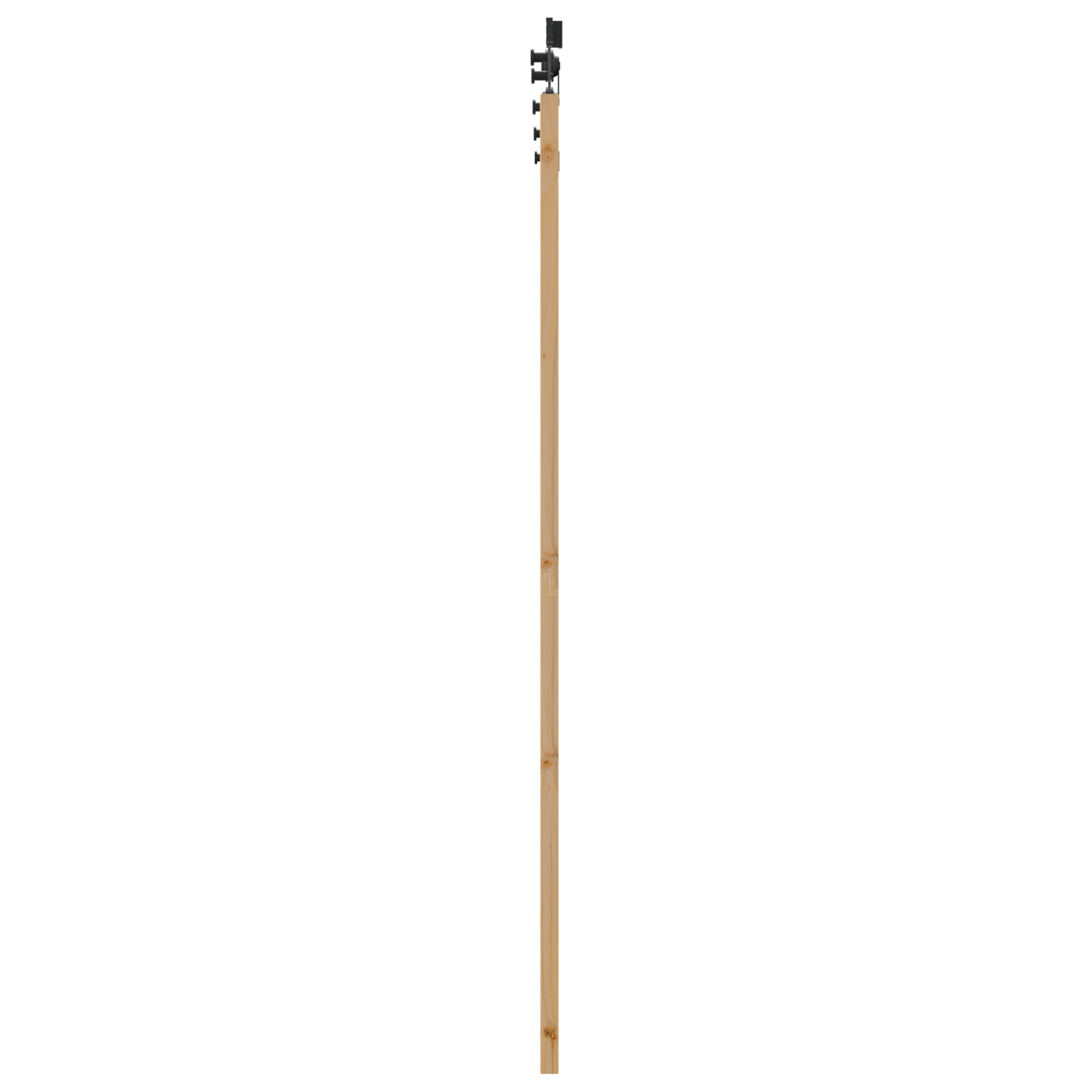 Usa glisanta cu set de hardware 'ORKDAL'Lemn masiv & Sticla — imaginea 5