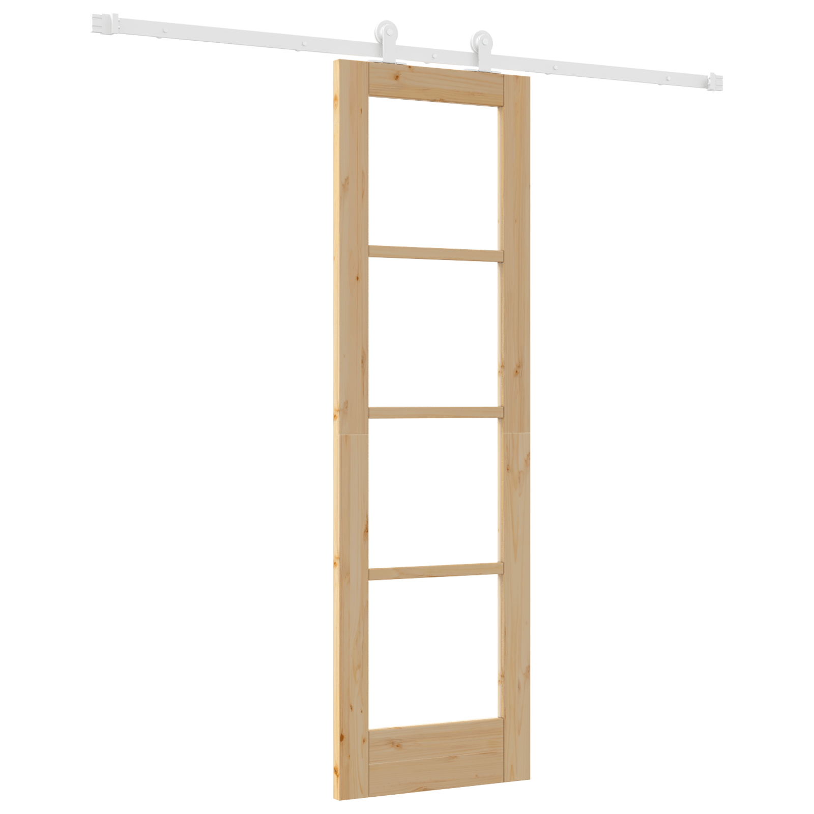Usa Glisanta cu Set de Accesorii 'ORKDAL'Lemn Solid & Sticla — imaginea 2
