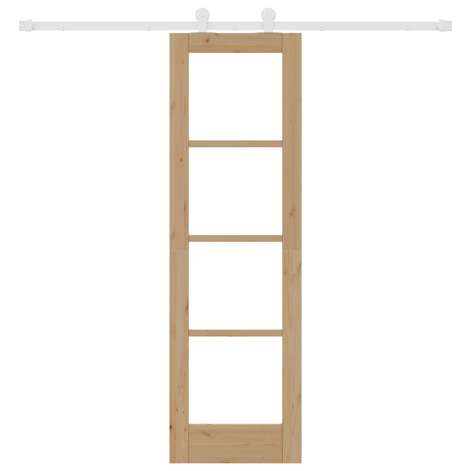 Usa Glisanta cu Set de Accesorii 'ORKDAL'Lemn Solid & Sticla — imaginea 4