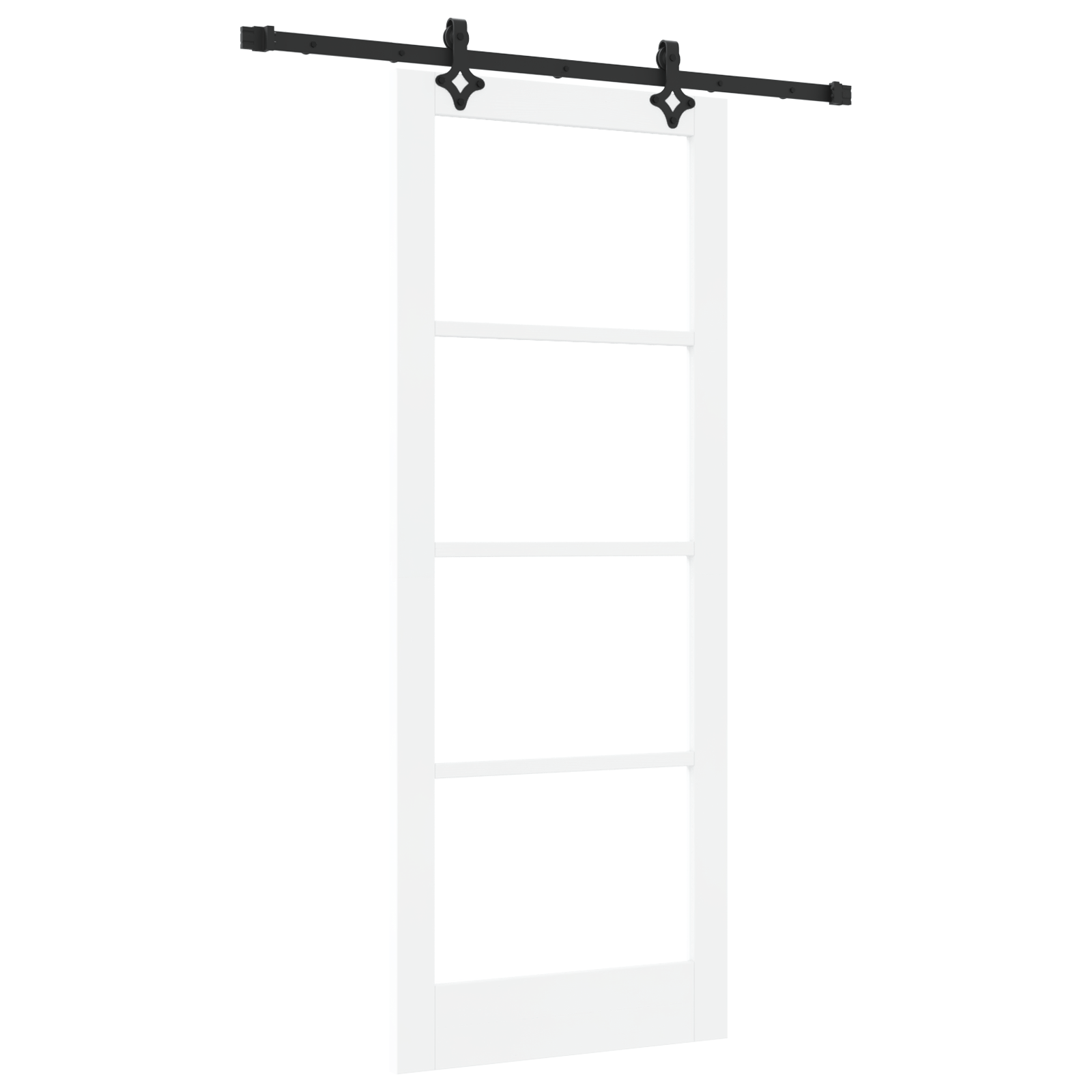 Usa glisanta alb 83x211 cm din lemn de pin — imaginea 2
