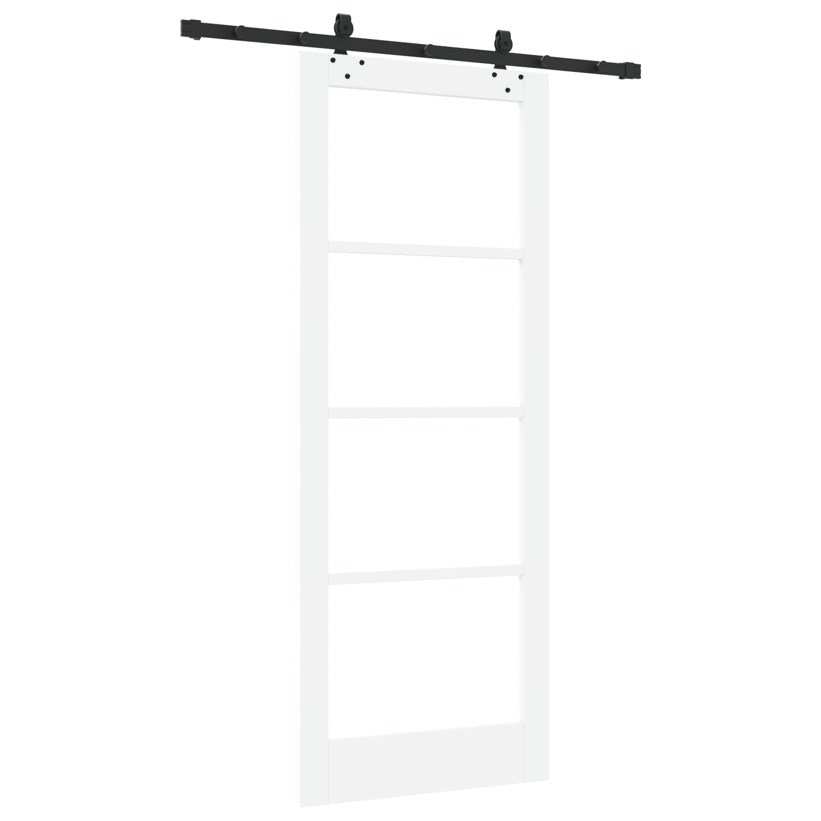 Usa glisanta alb 83x211 cm din lemn de pin — imaginea 6