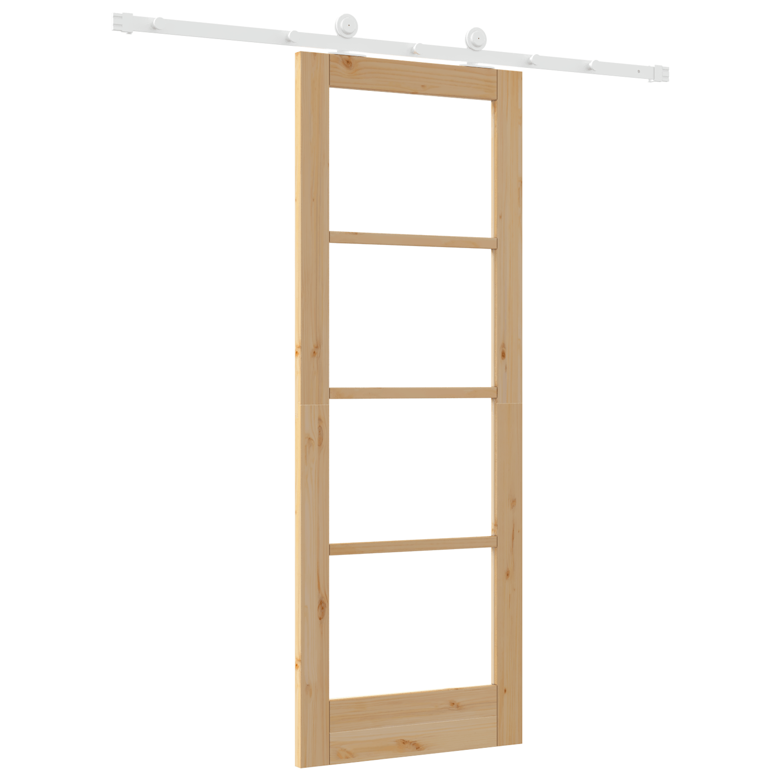 Usa glisanta cu set de hardware 'ORKDAL'din lemn masiv si sticla — imaginea 6