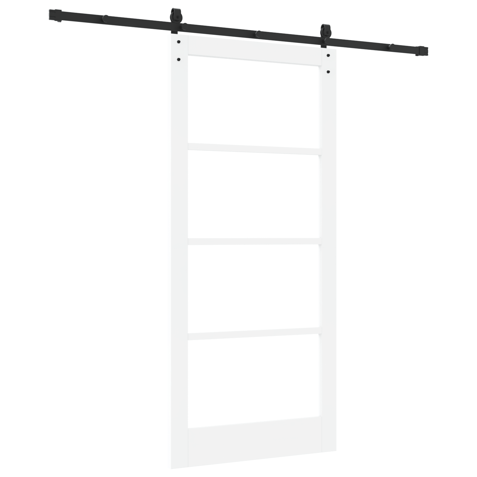 Usa Glisanta cu Set de Fierarie 'ORKDAL'Alb 93x202 cm — imaginea 6