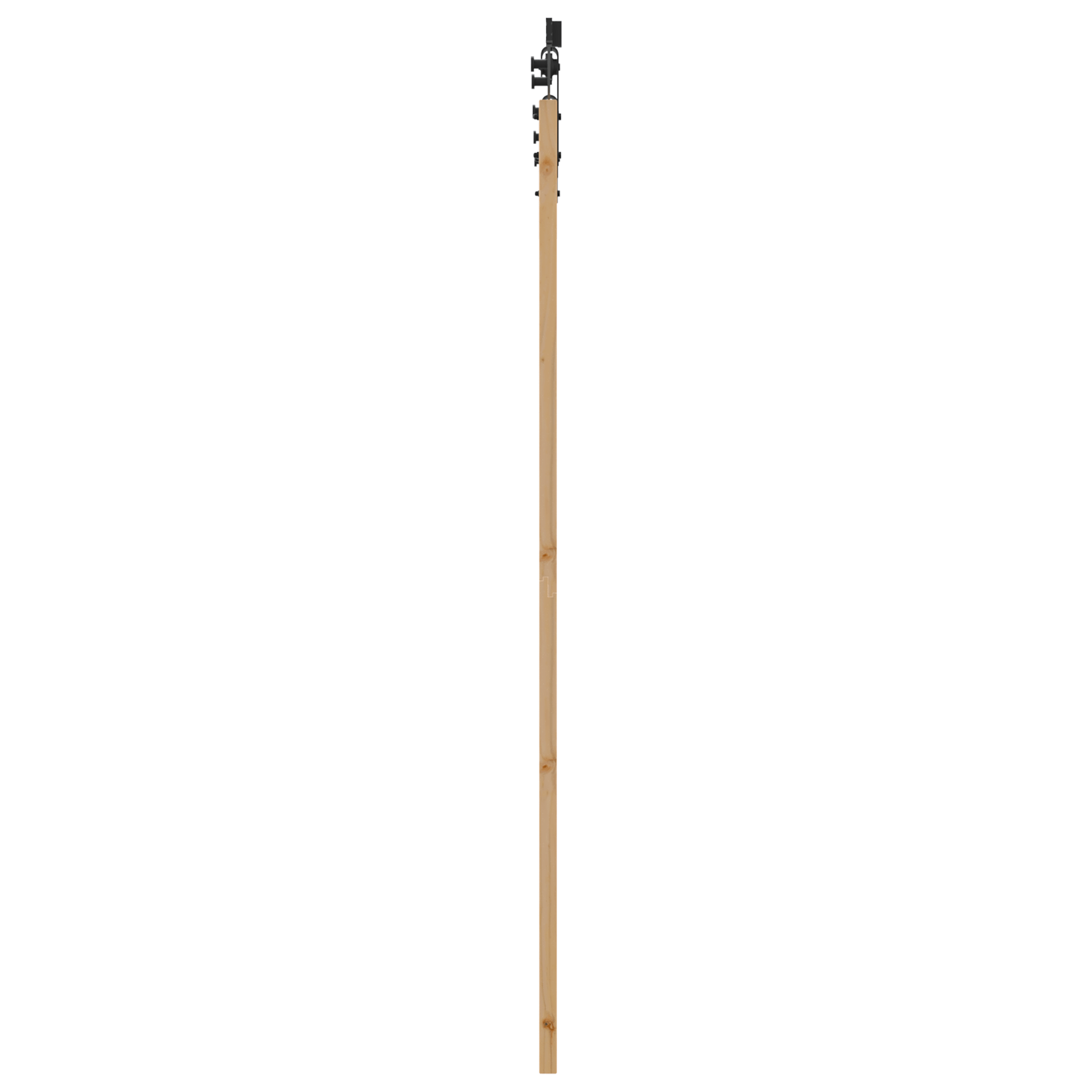 Usa glisanta cu set de accesorii 93x211 cm Lemn masiv de pin — imaginea 5