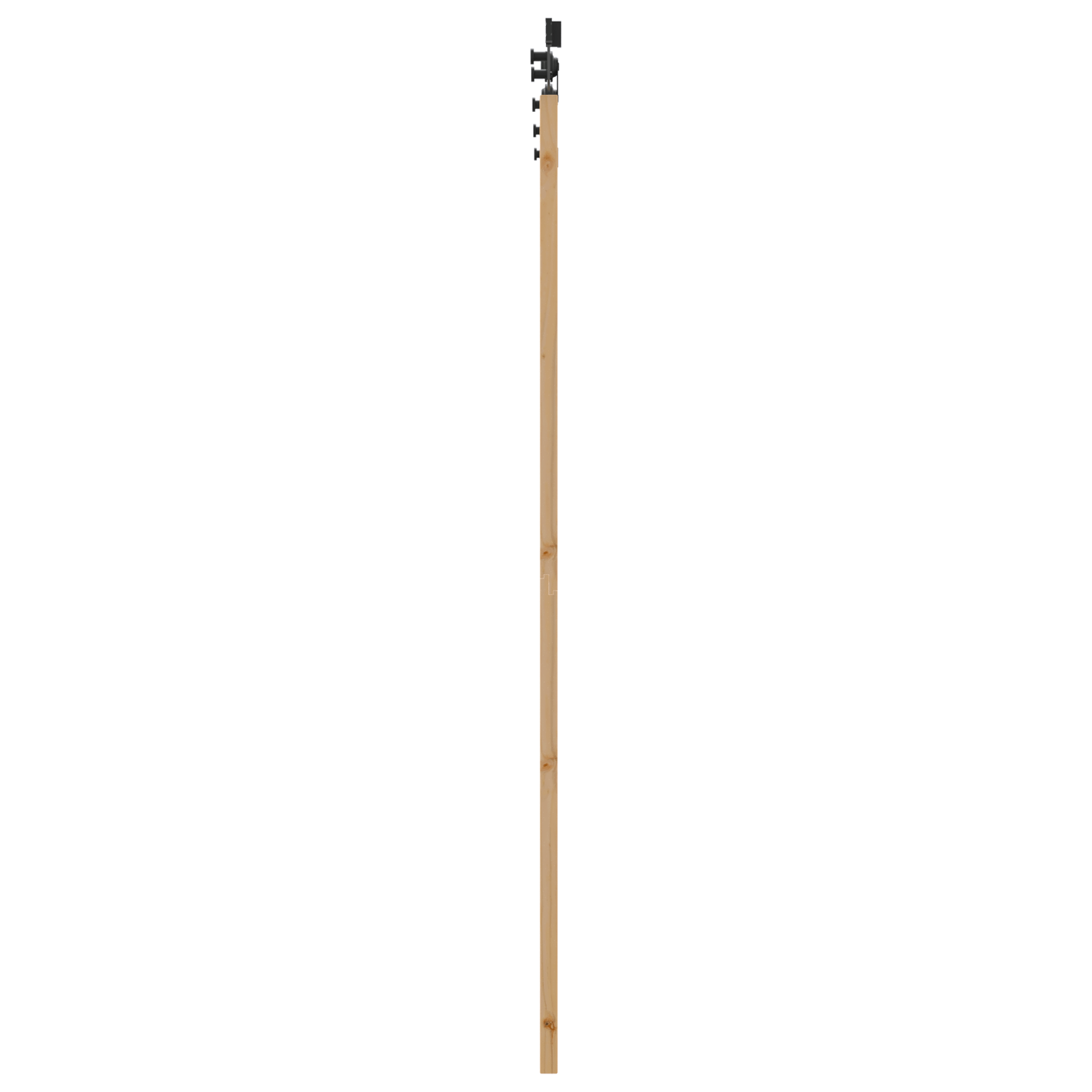 Usa glisanta cu set hardware 'ORKDAL'Lemn masiv & Sticla — imaginea 5