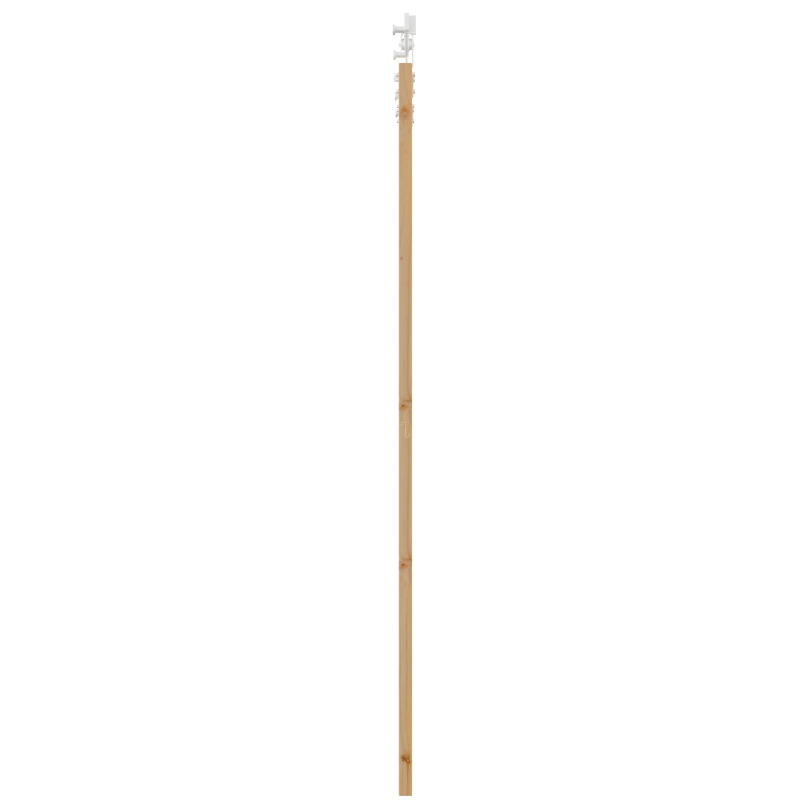 Usa glisanta cu set de hardware 93x211 cm lemn masiv de pin — imaginea 5