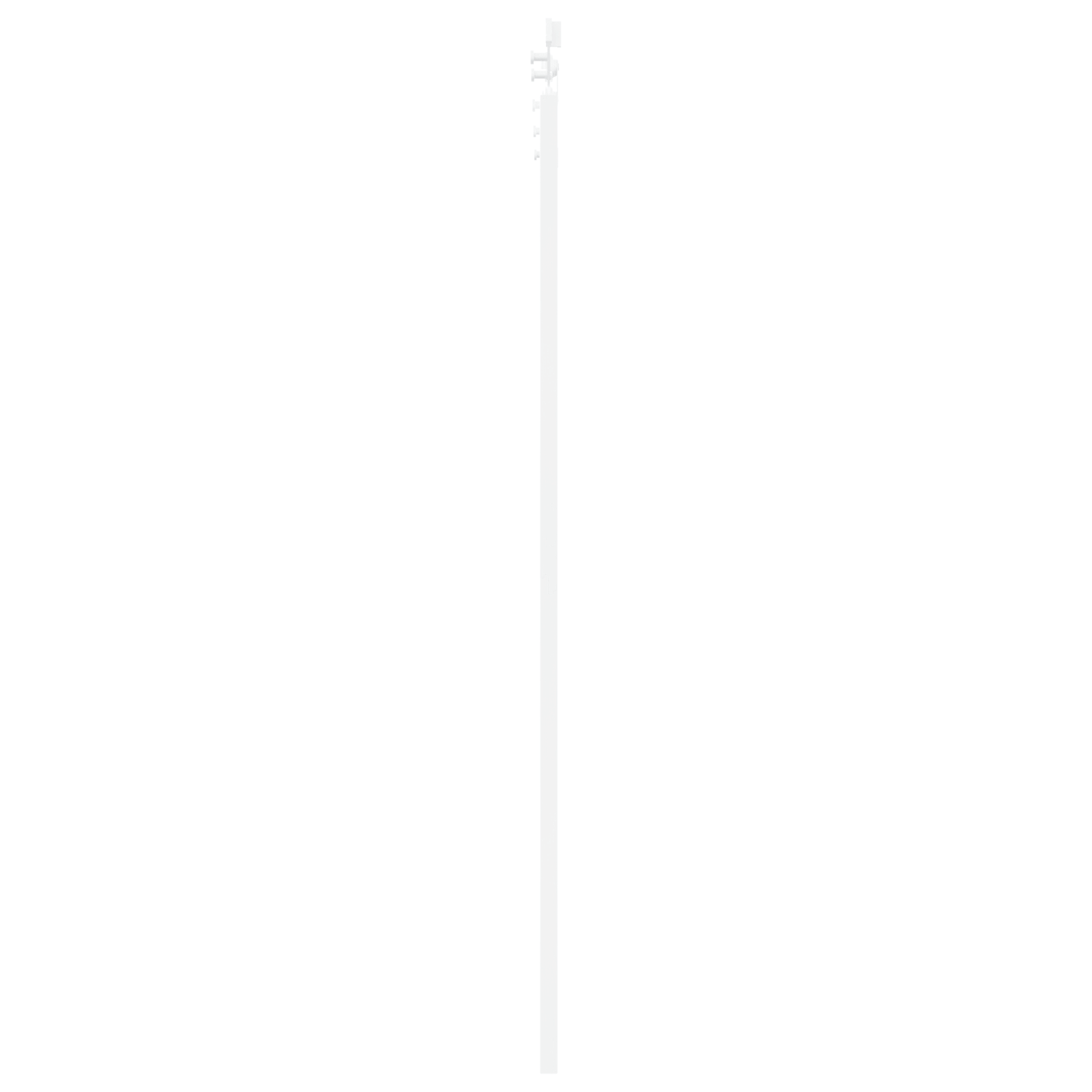 Usa glisanta cu set de hardware 'ORKDAL'din lemn solid alb si sticla — imaginea 5