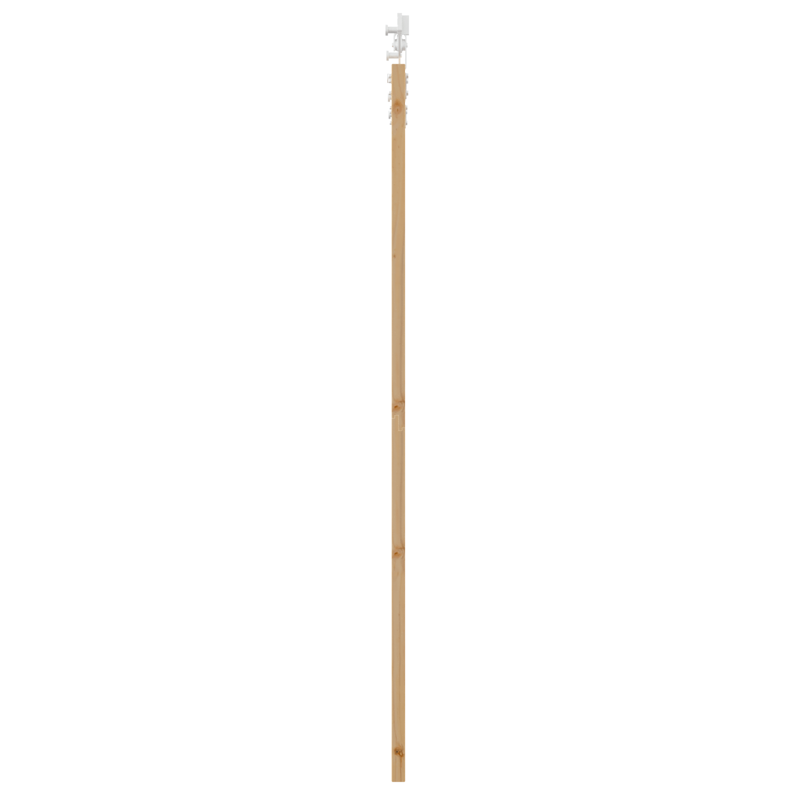 Usa glisanta cu set de accesorii 93x202 cm Lemn masiv de pin — imaginea 5