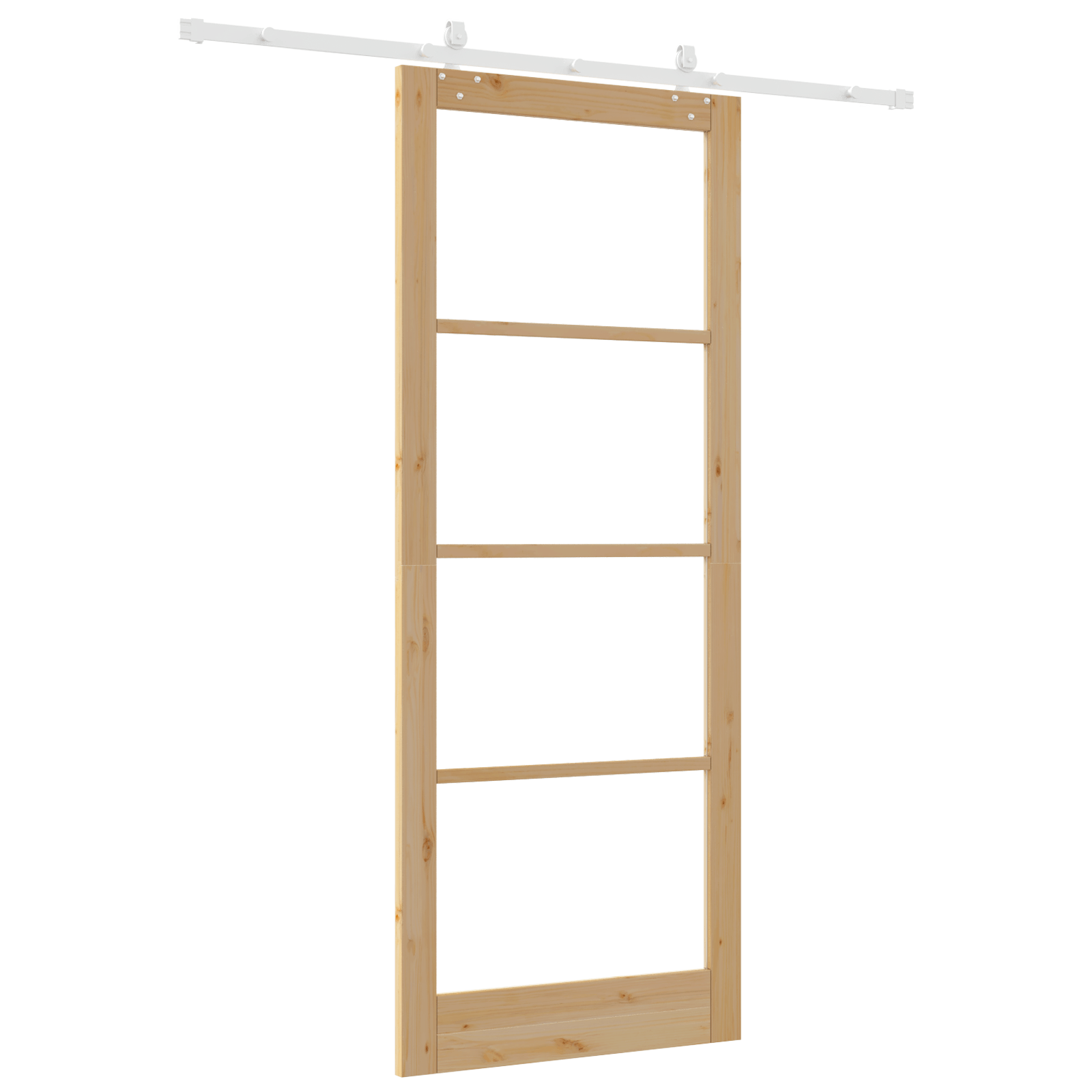 Set usa glisanta cu hardware 93x232 cm Lemn masiv de pin — imaginea 6