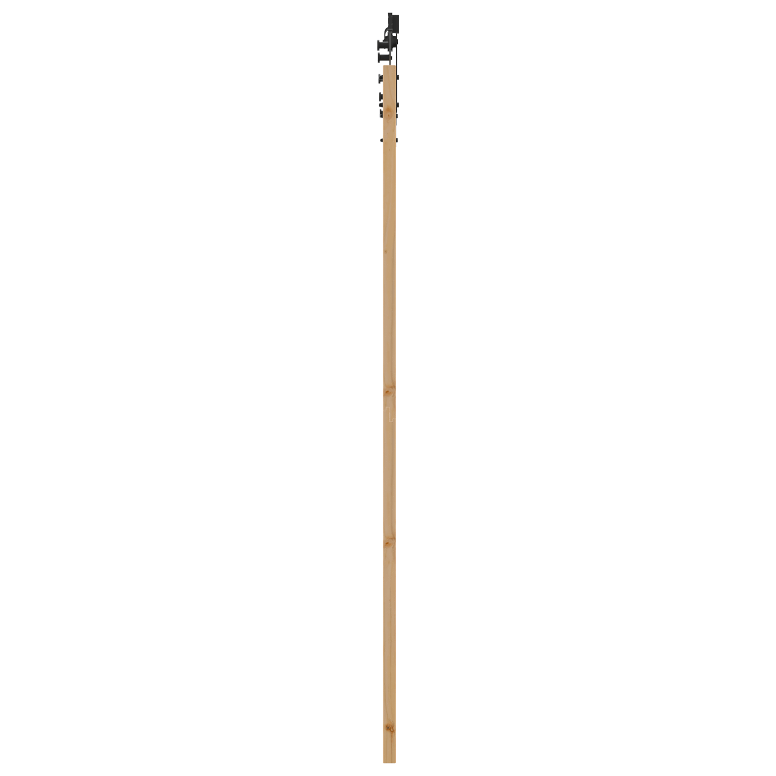 Usa Glisanta cu Set de Accesorii 93x211 cm Lemn Masiv de Pin — imaginea 5