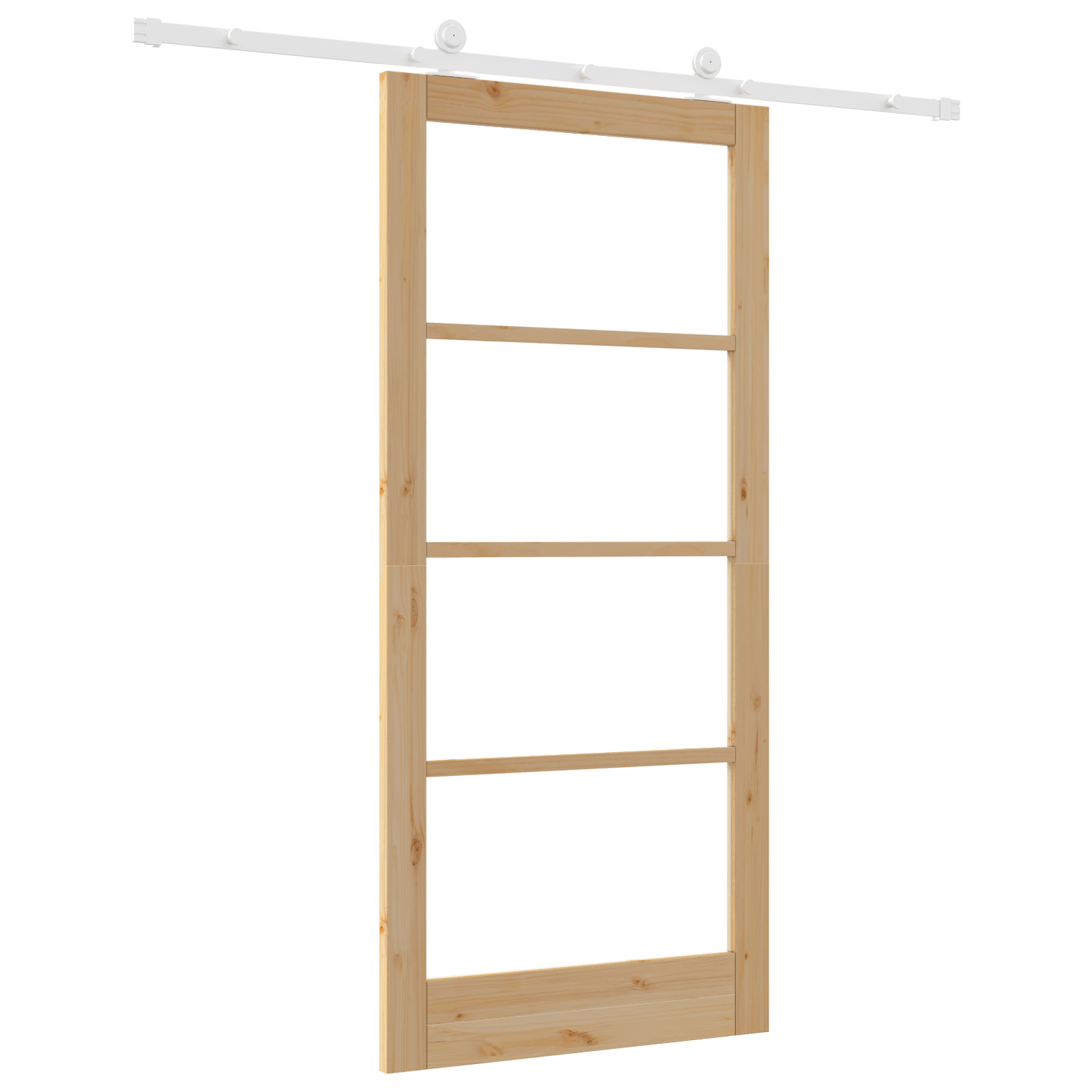 Usa glisanta cu set de accesorii 'ORKDAL'din lemn masiv si sticla — imaginea 6