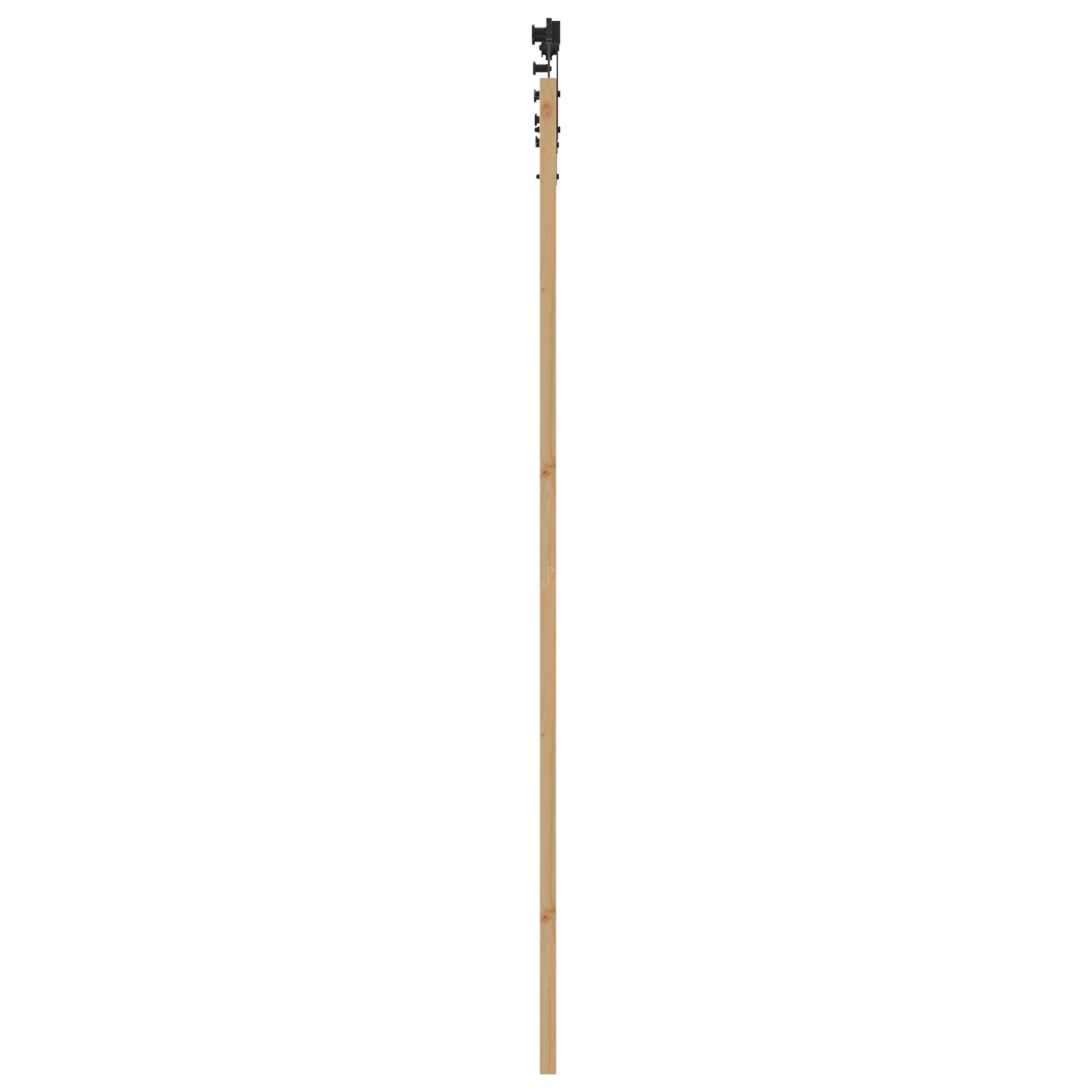 Usa glisanta cu set hardware 93x232 cm din lemn masiv de pin — imaginea 5