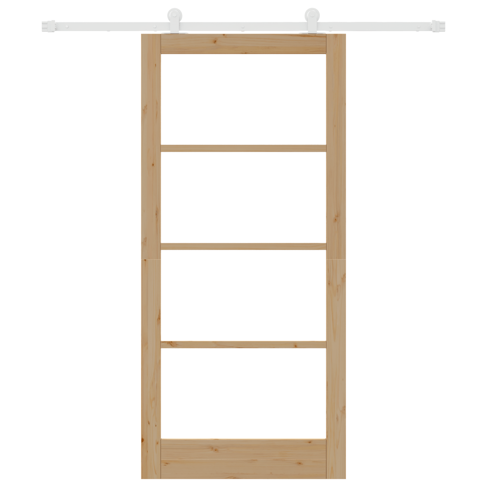 Usa glisanta cu set de accesorii 'ORKDAL'Lemn masiv & Sticla — imaginea 4