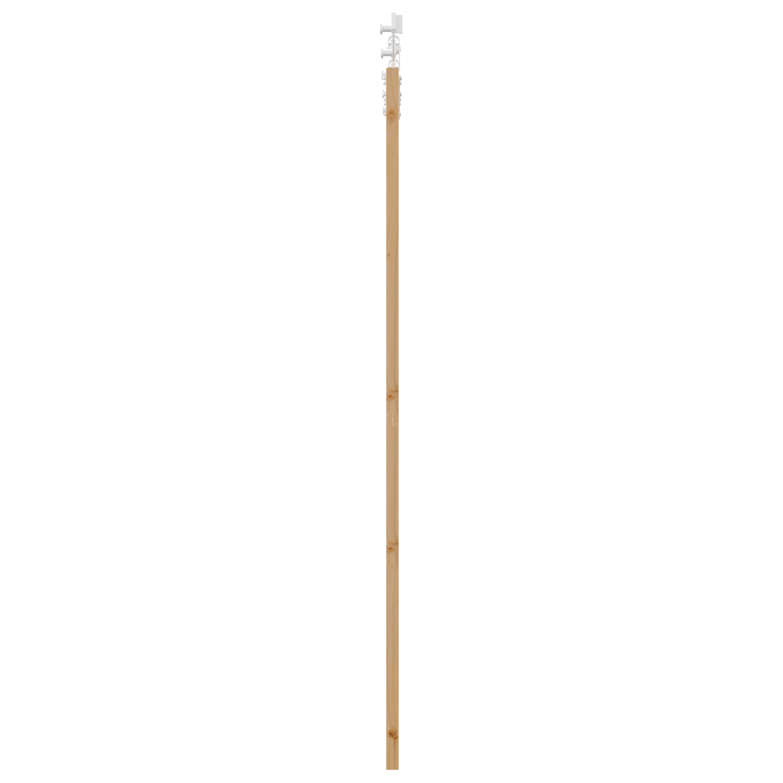 Set de usa glisanta cu hardware 93x211 cm din lemn solid de pin — imaginea 5