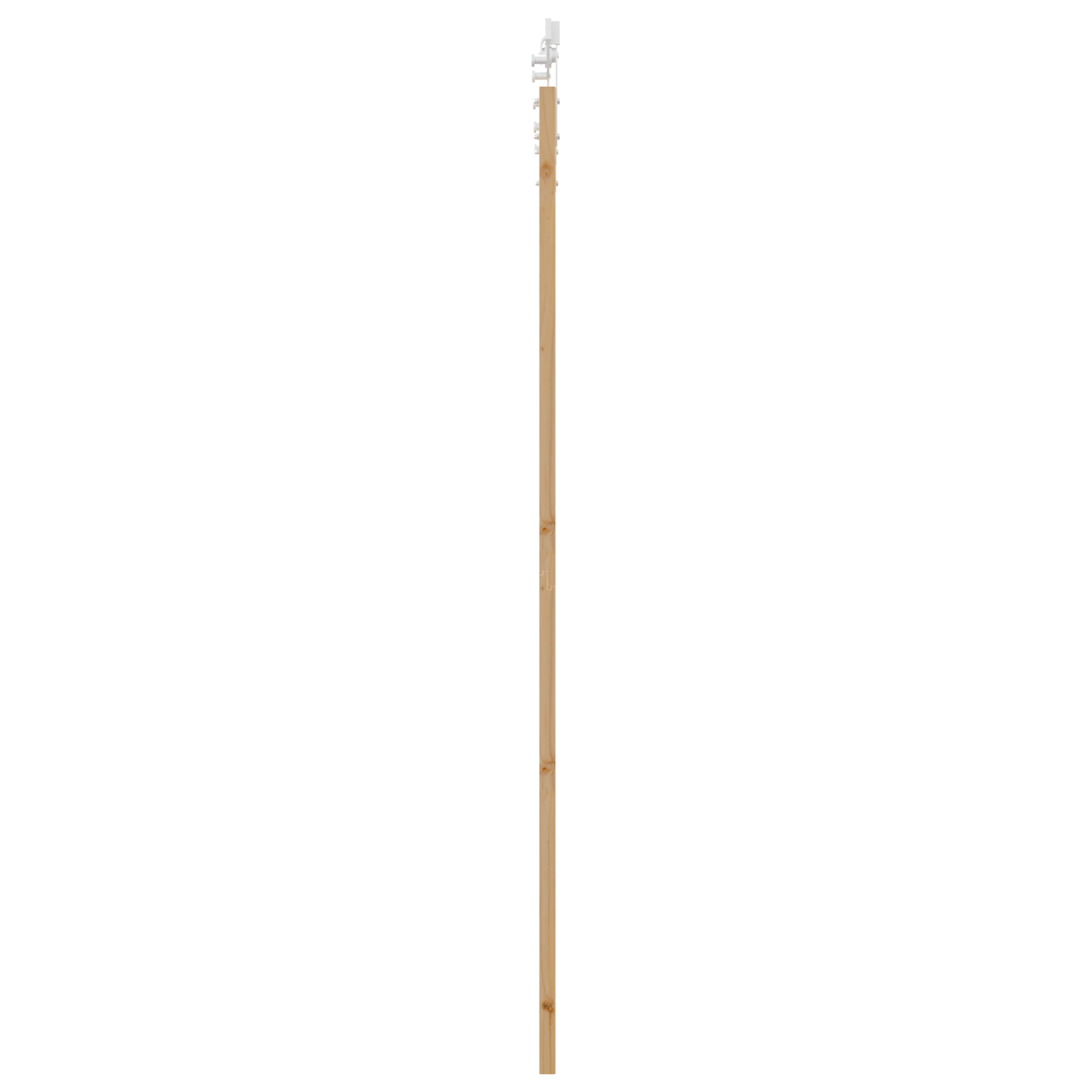 Set Usa Glisanta cu Kit de Feronerie 93x232 cm Lemn Masiv Pin — imaginea 5