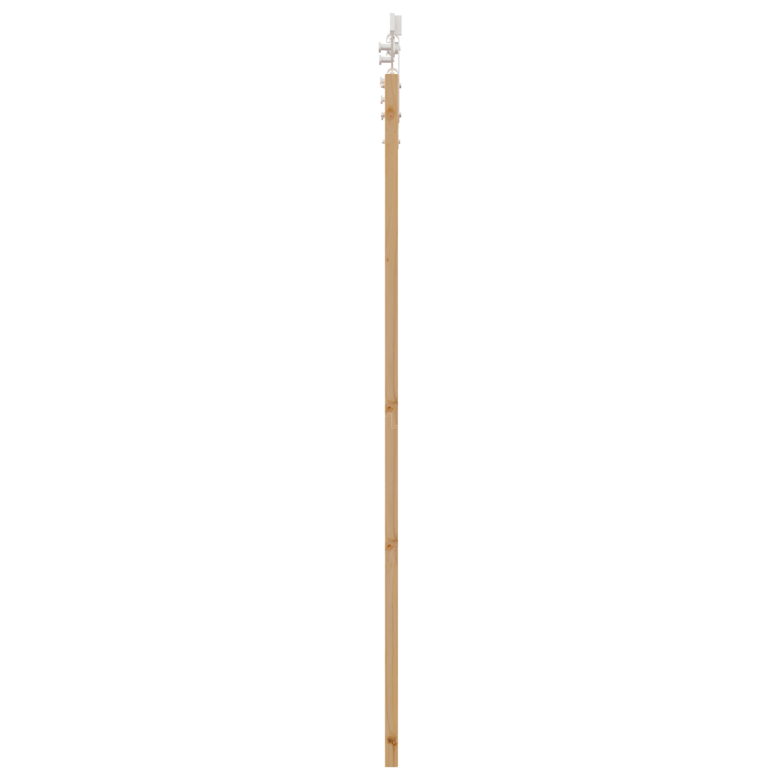 Set de usi glisante cu accesorii 73.5x198.5 cm Lemn masiv de pin — imaginea 5