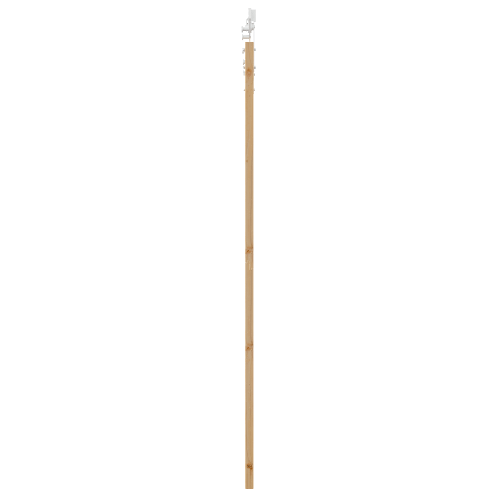 Set Usa Glisanta cu accesorii 93x211 cm Lemn de pin — imaginea 5