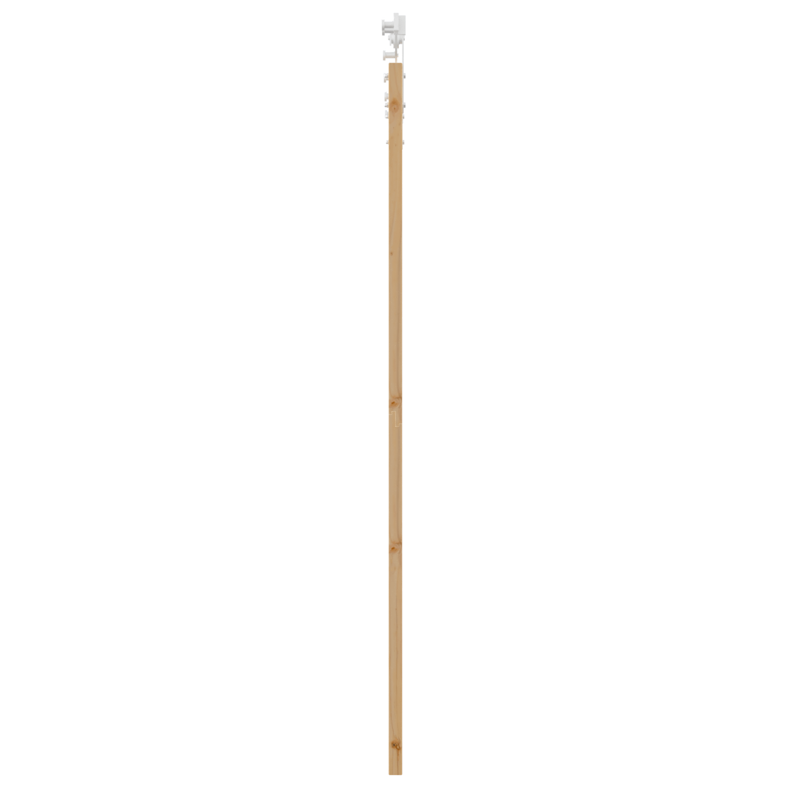 Set usa glisanta cu furnituri 93x202 cm Lemn masiv de pin — imaginea 5