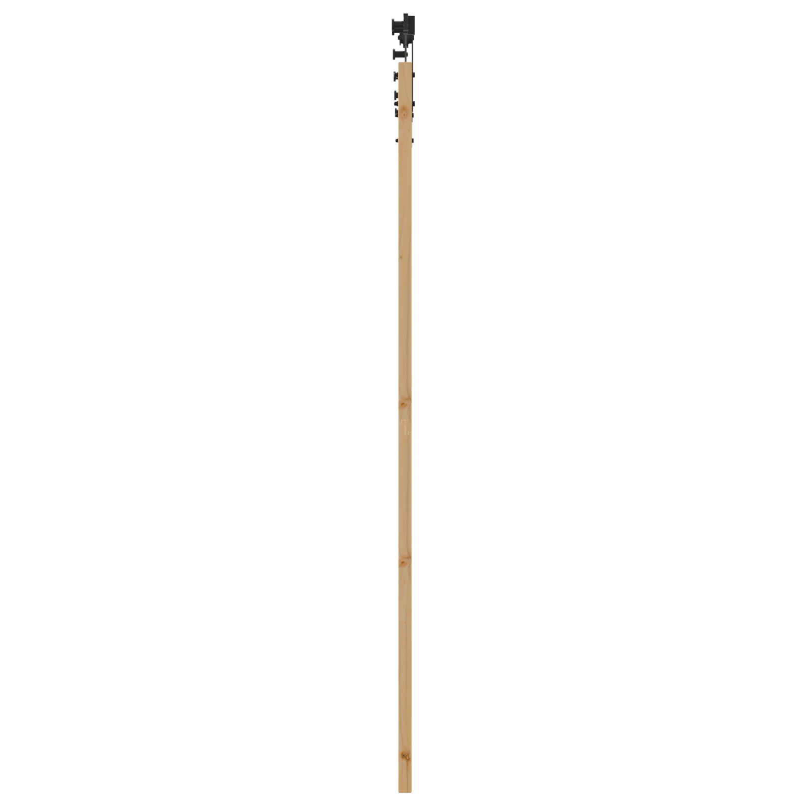 Usa glisanta cu set de accesorii 93x211 cm din lemn masiv de pin — imaginea 5