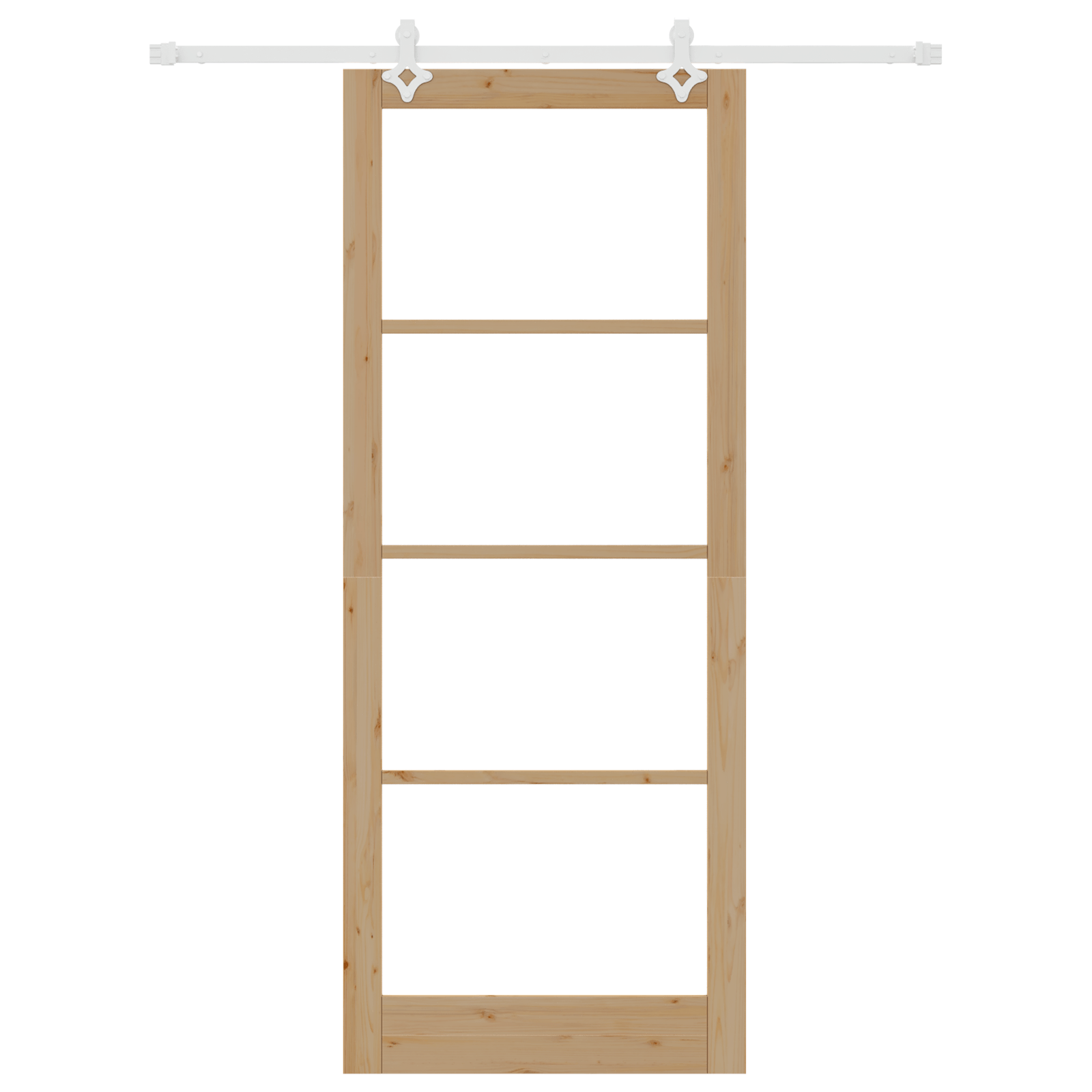 Usa glisanta cu set de hardware 93x232 cm din lemn masiv de pin — imaginea 4