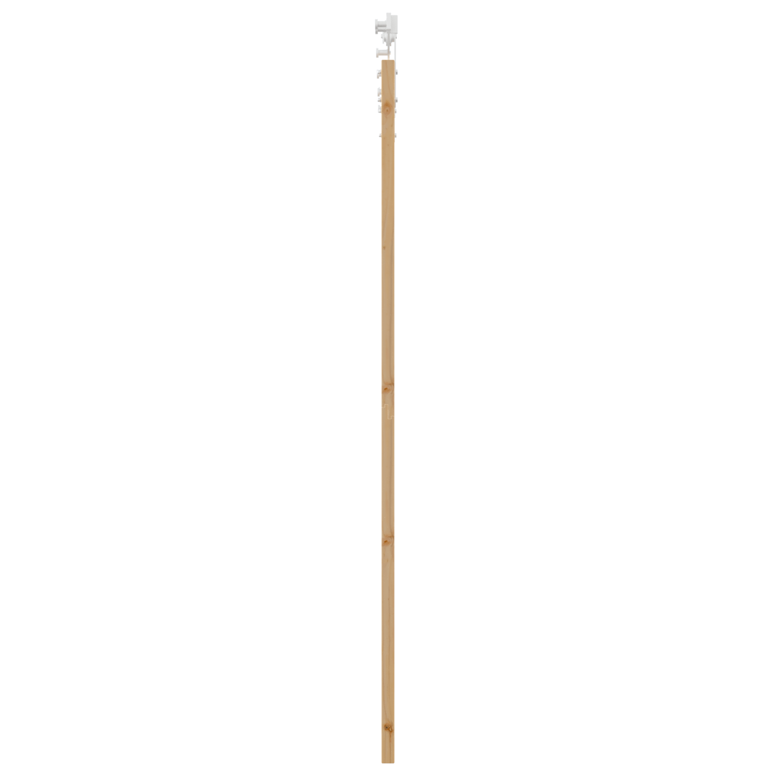 Usa glisanta cu set hardware 93x211 cm lemn masiv pin — imaginea 5
