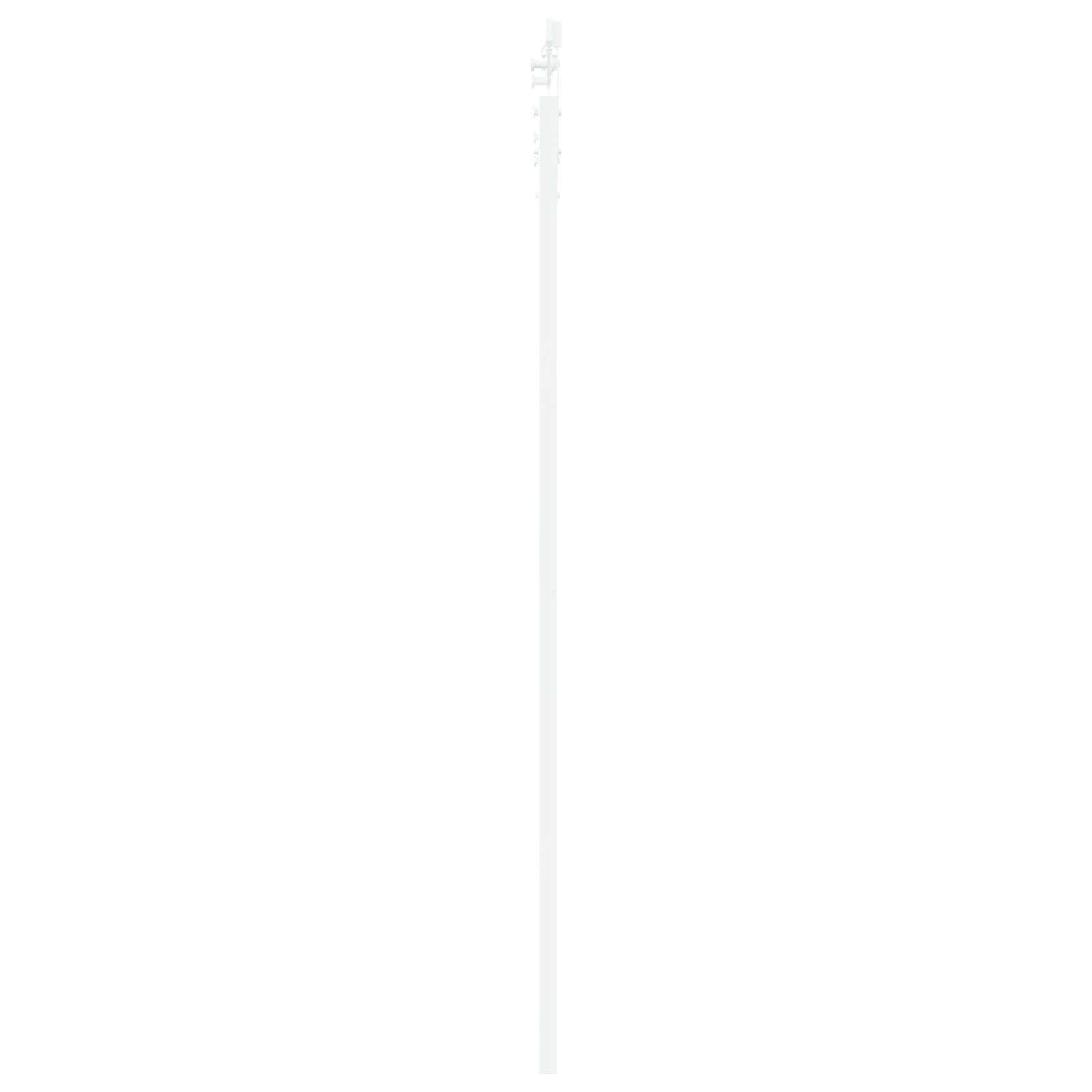 Usa glisanta cu set de hardware alb 83x211 cm din lemn masiv de pin — imaginea 5