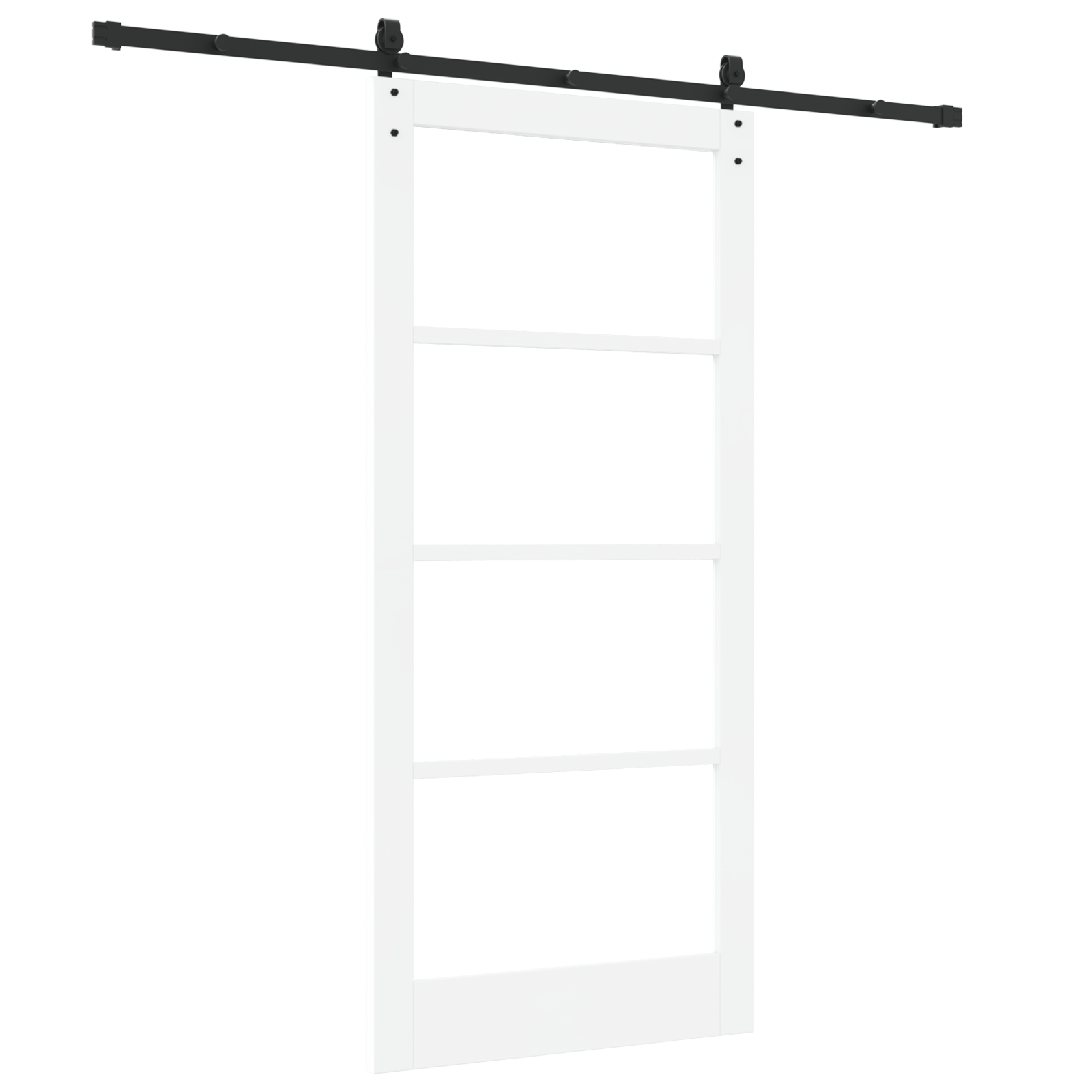 Usa glisanta cu set de hardware "ORKDAL" Alb 93x202 cm — imaginea 6