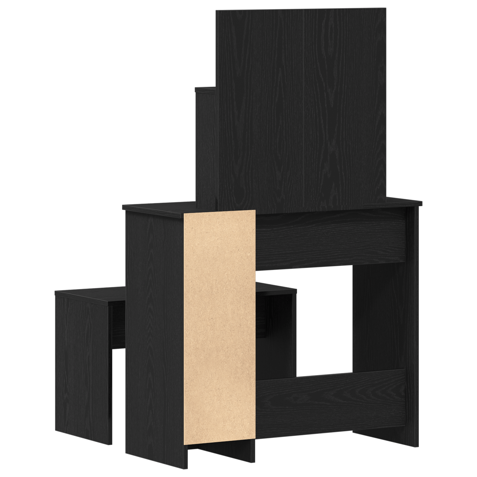 Set masa de toaleta din stejar negru — imaginea 10