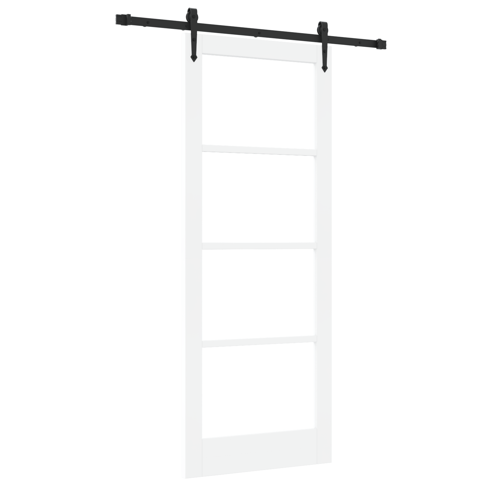 Usa glisanta cu set de accesorii "ORKDAL" Alb 83x211 cm — imaginea 2