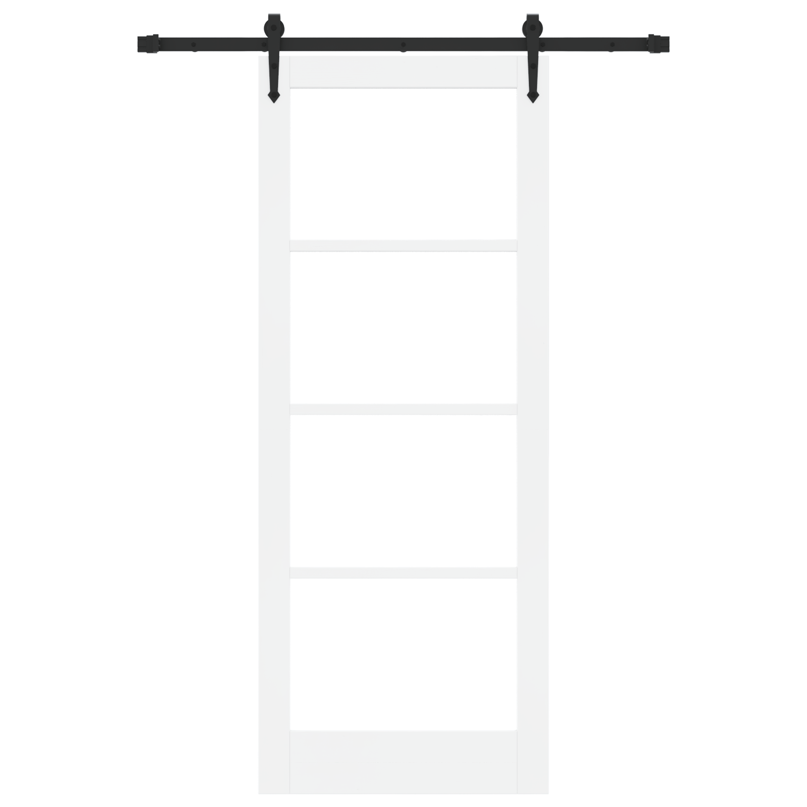 Usa glisanta cu set de accesorii "ORKDAL" Alb 83x211 cm — imaginea 4