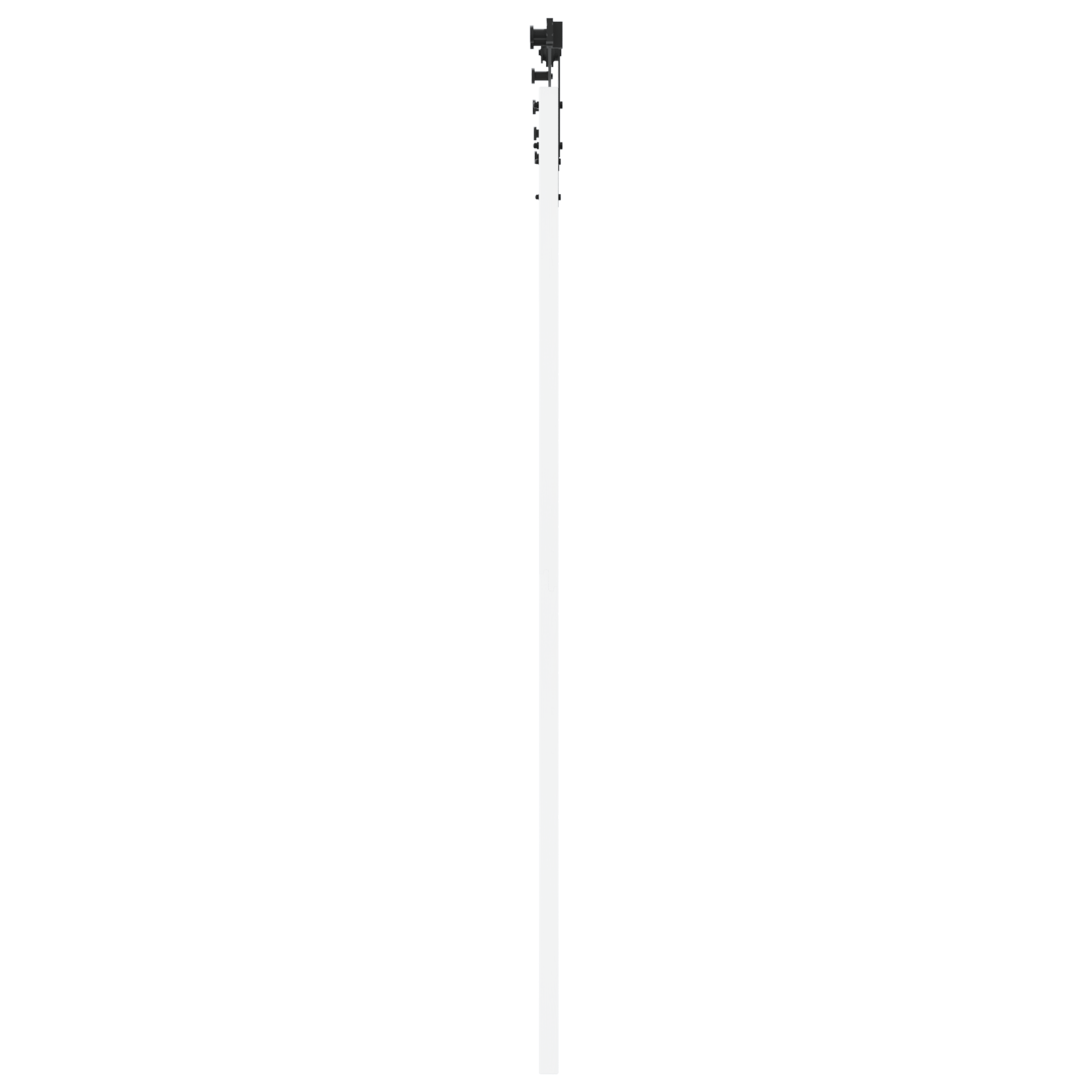 Set usa glisanta cu set de accesorii alb 93x202 cm din lemn masiv de pin — imaginea 5