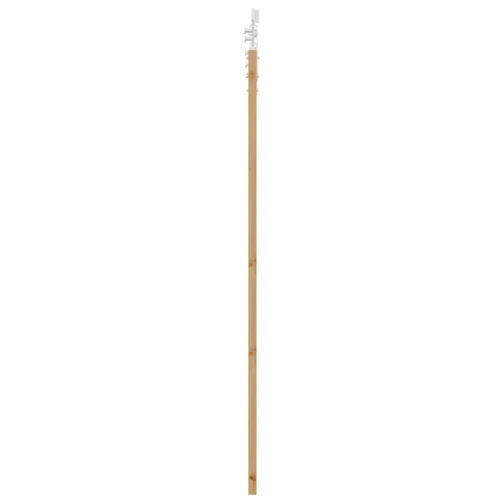 Usa glisanta cu set hardware 61x198.5 cm din lemn masiv de pin — imaginea 5