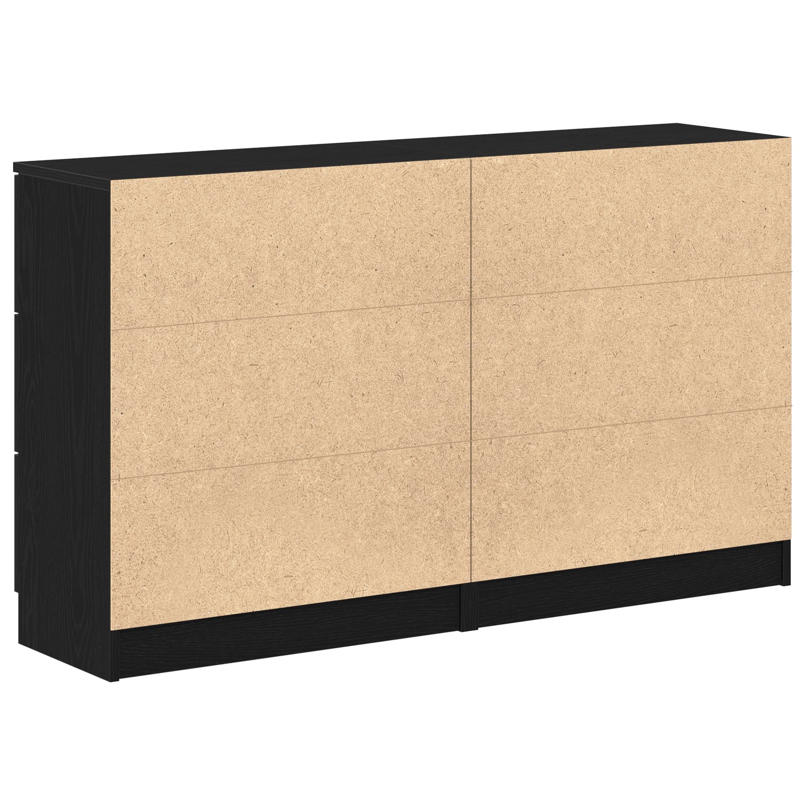 Mese laterale 2 buc Negru Stejar 60x30x70 cm Lemn prelucrat — imaginea 9