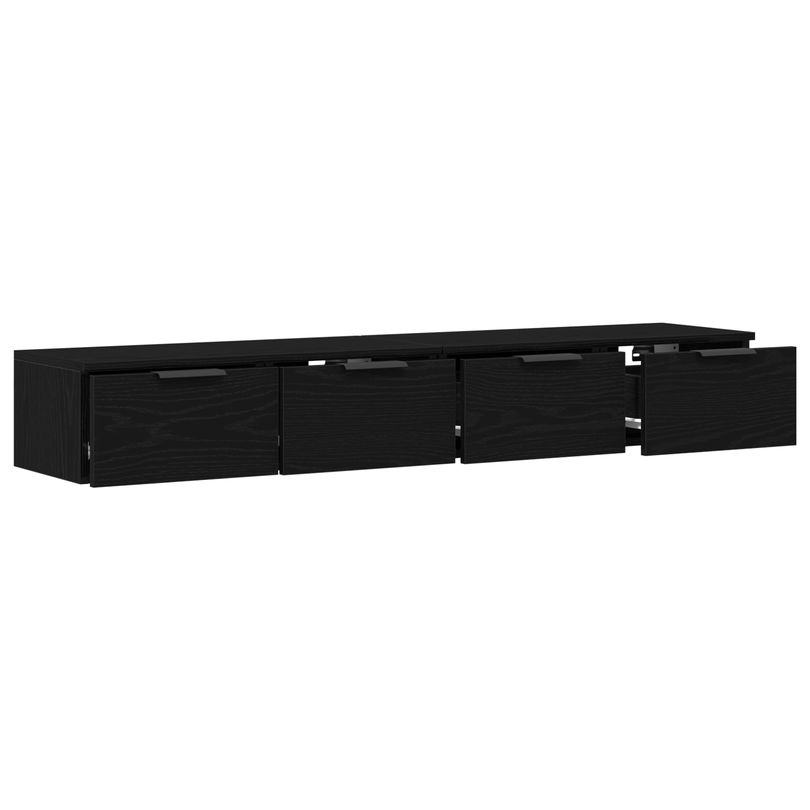 Cabite 2 piese Stejar negru 68x30x20 cm Lemn prelucrat — imaginea 5