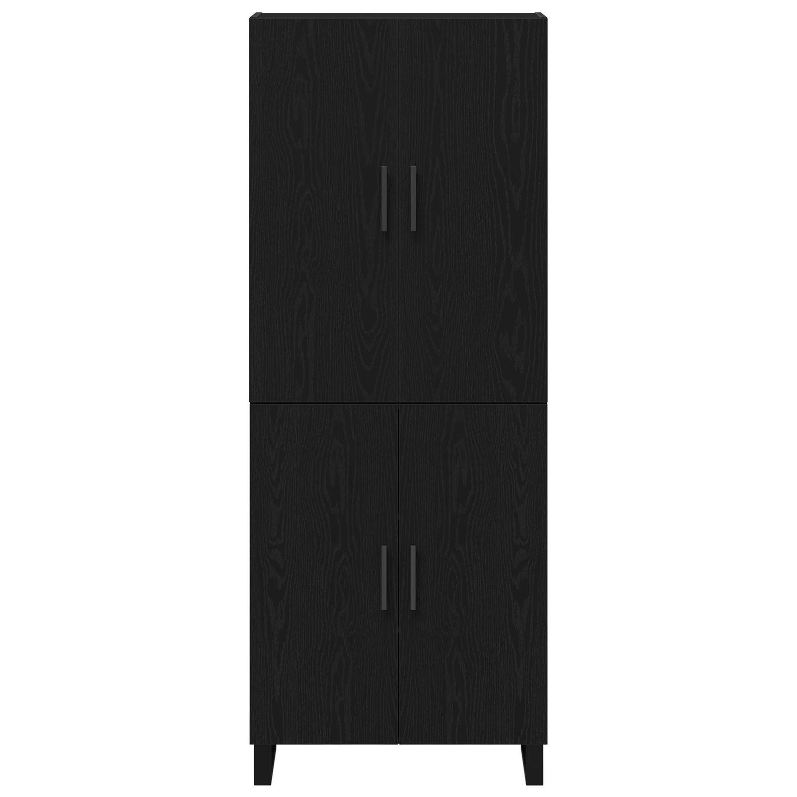 Dulapuri, 2 buc., stejar negru, 69,5x34x180 cm, lemn prelucrat — imaginea 6
