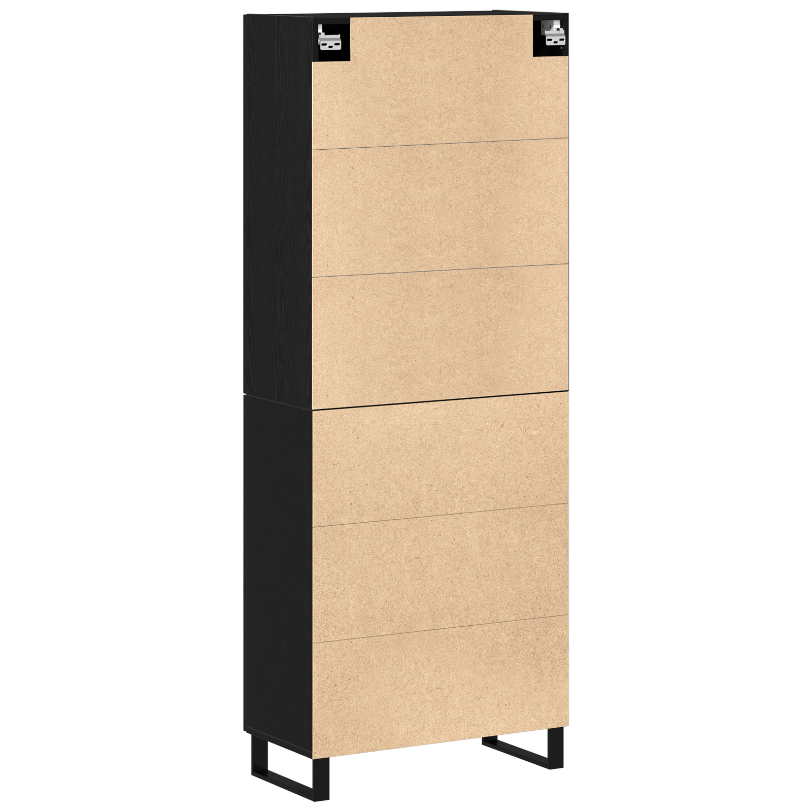 Dulapuri, 2 buc., stejar negru, 69,5x34x180 cm, lemn prelucrat — imaginea 8