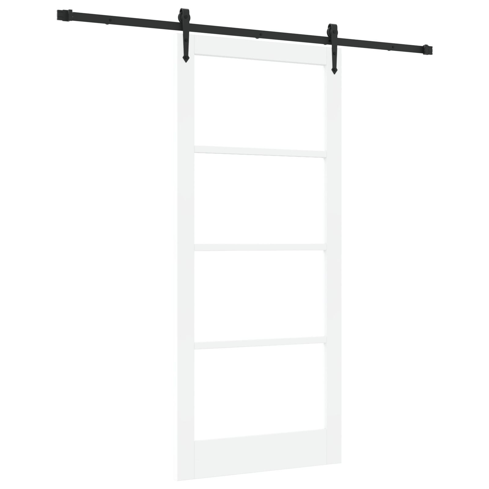 Usa glisanta cu accesorii "ORKDAL" Alb 93x211 cm — imaginea 2