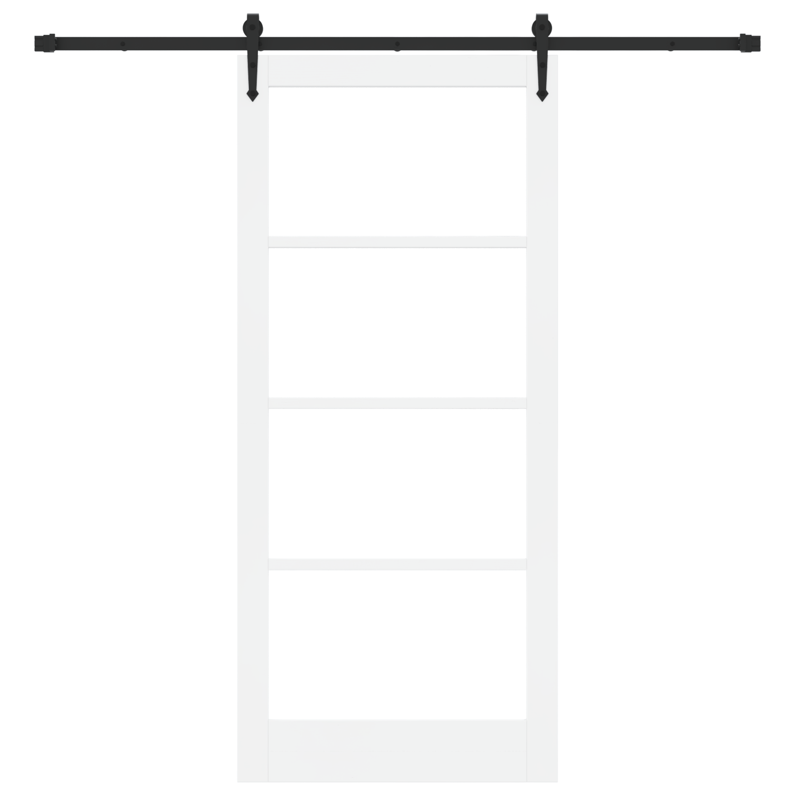 Usa glisanta cu accesorii "ORKDAL" Alb 93x211 cm — imaginea 4