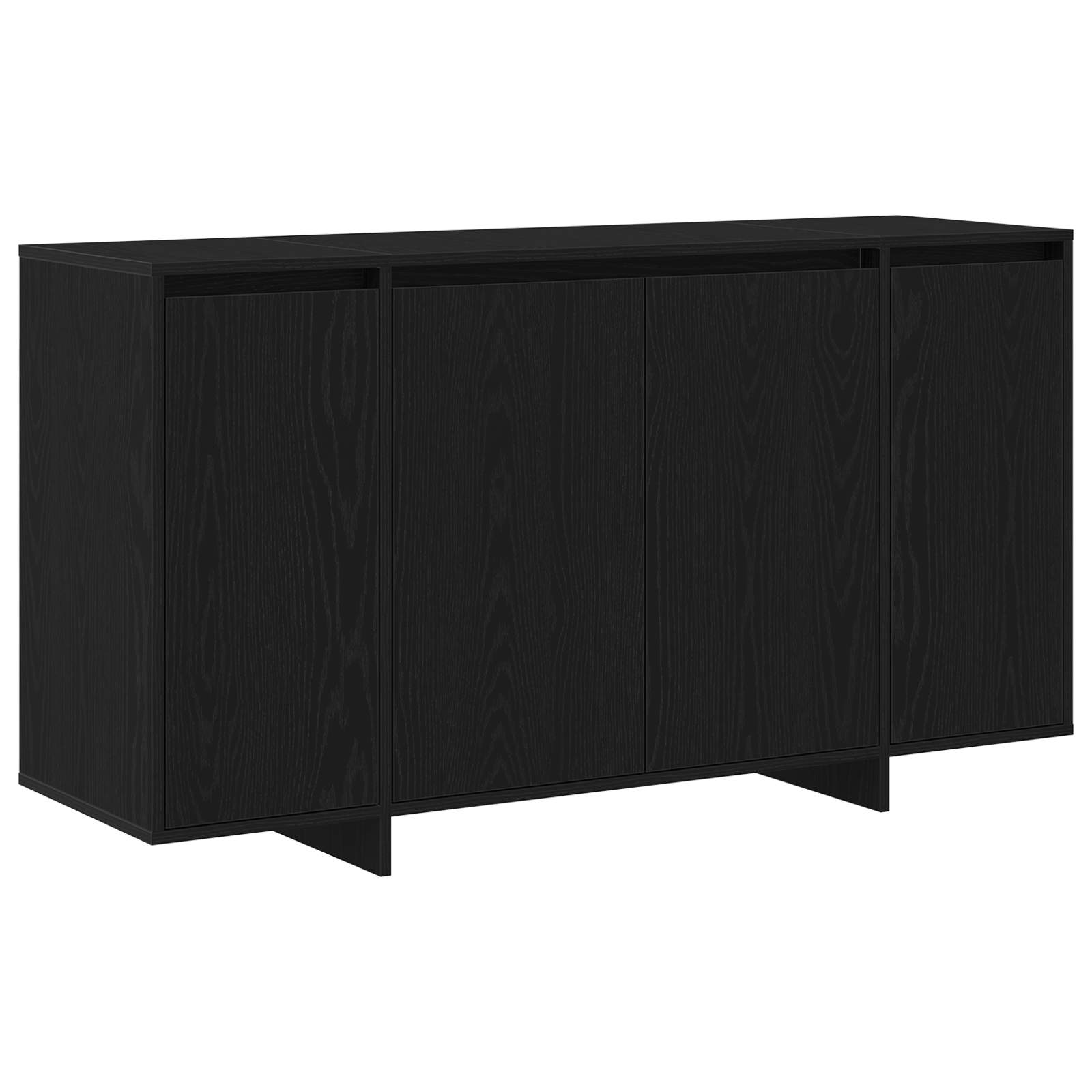 Bufet din stejar negru Stejar negru Furnir de lemn 135 x 41 x 75 cm — imaginea 2